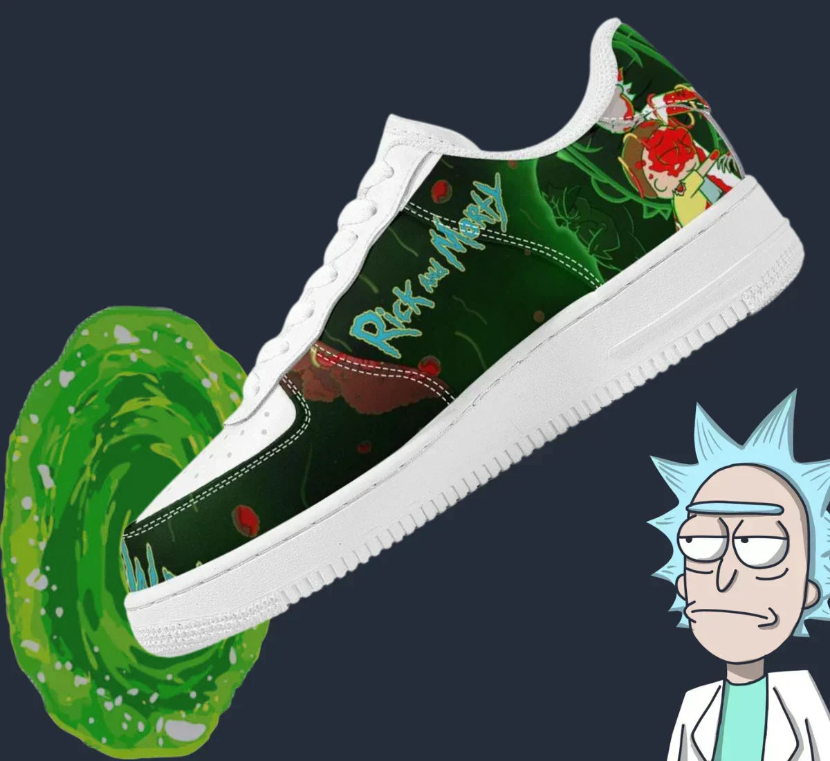 Rick and Morty Shoes - Universe of Custom Pop Culture Shoes