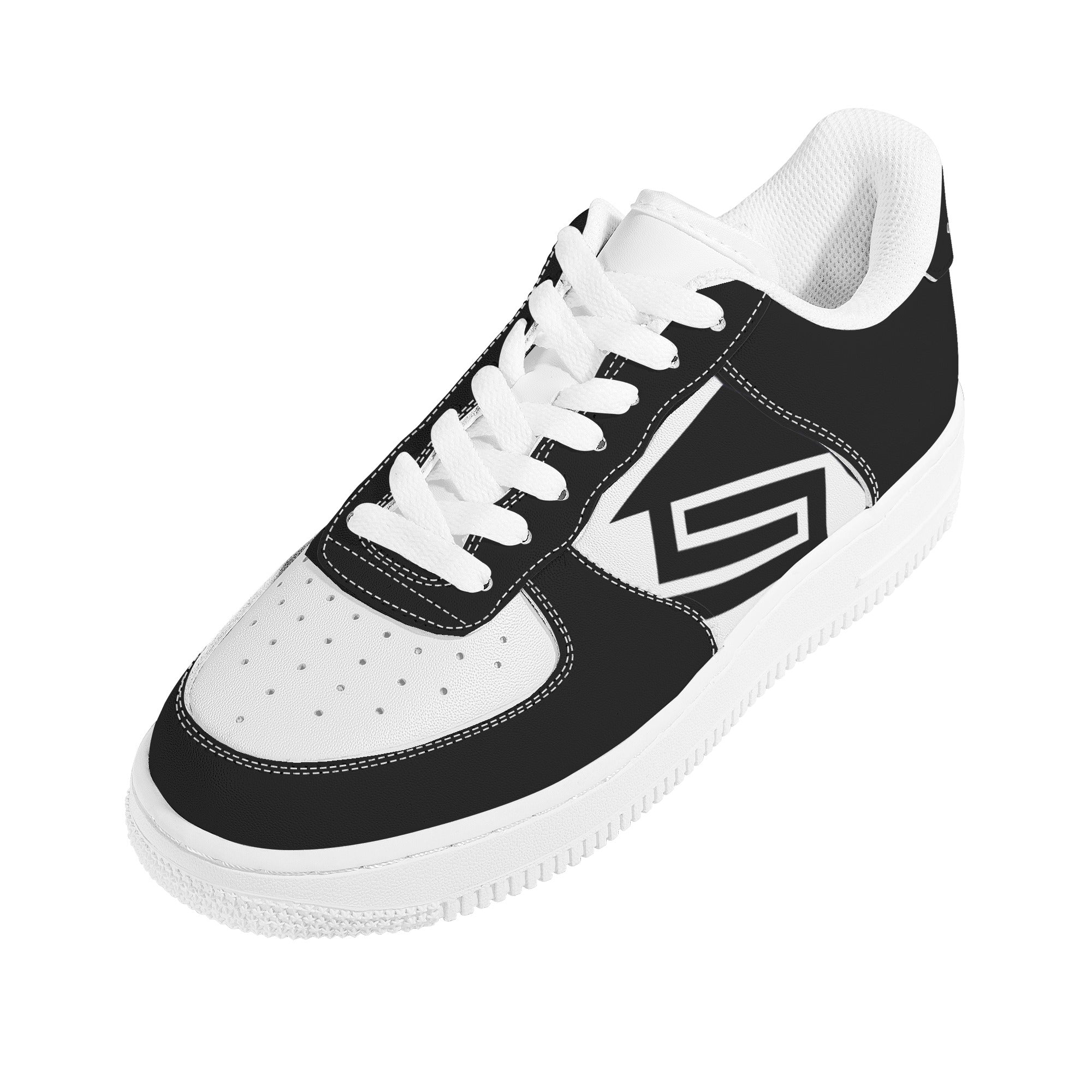 Supreme Lending (BLACK) | Company Branded Custom Sneakers | Shoe Zero