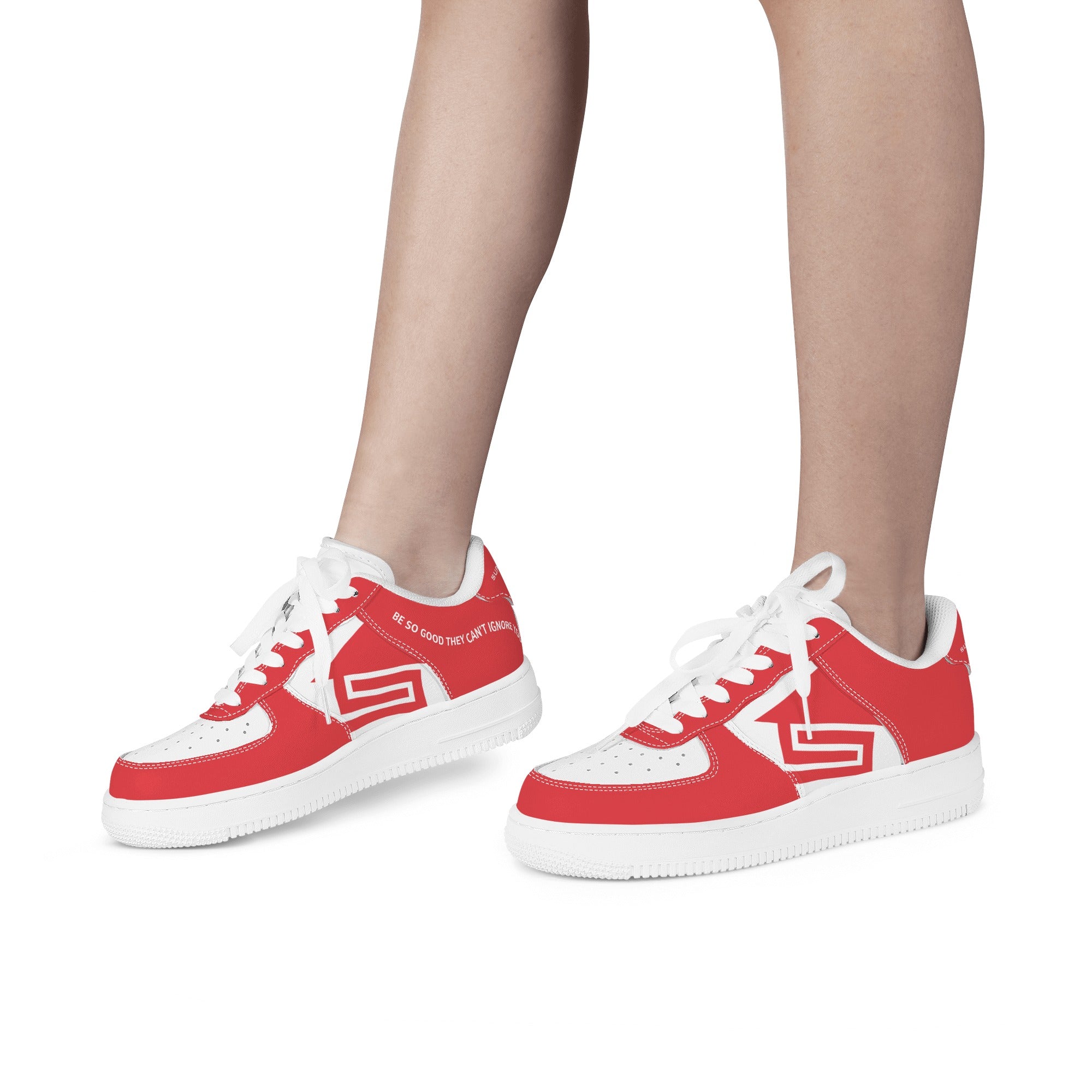 Supreme Lending (RED) | Company Branded Custom Sneakers | Shoe Zero