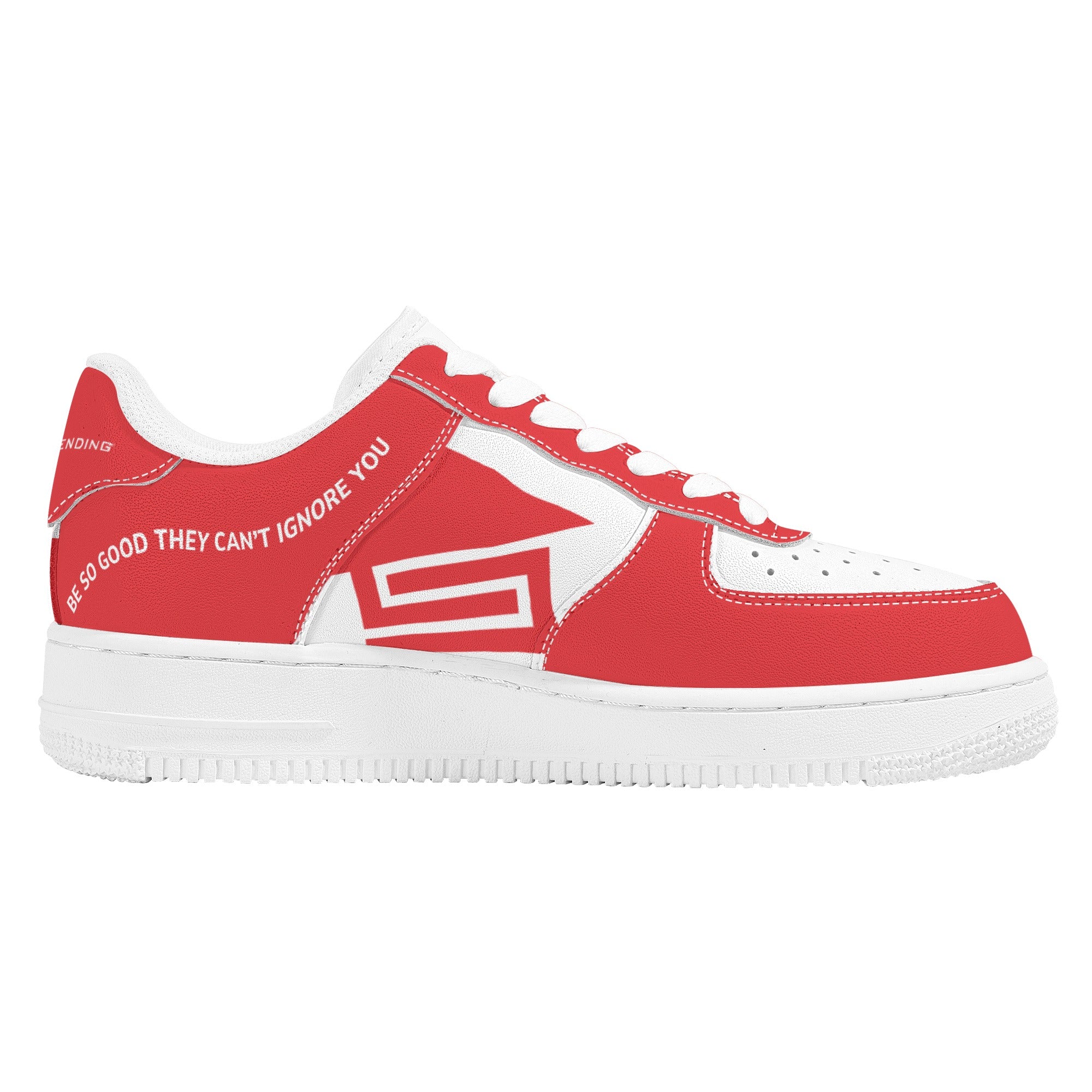 Supreme Lending (RED) | Company Branded Custom Sneakers | Shoe Zero