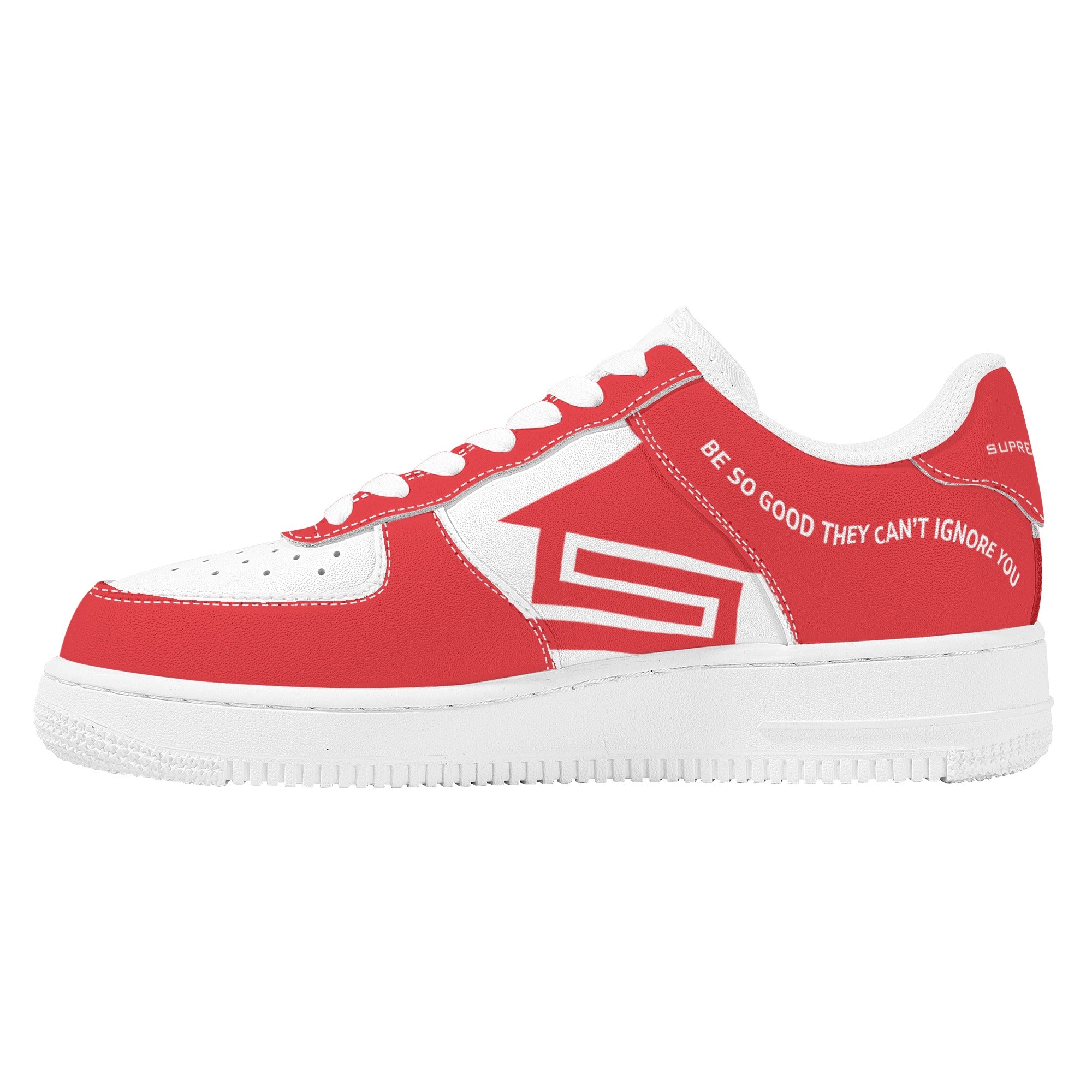 Supreme Lending (RED) | Company Branded Custom Sneakers | Shoe Zero