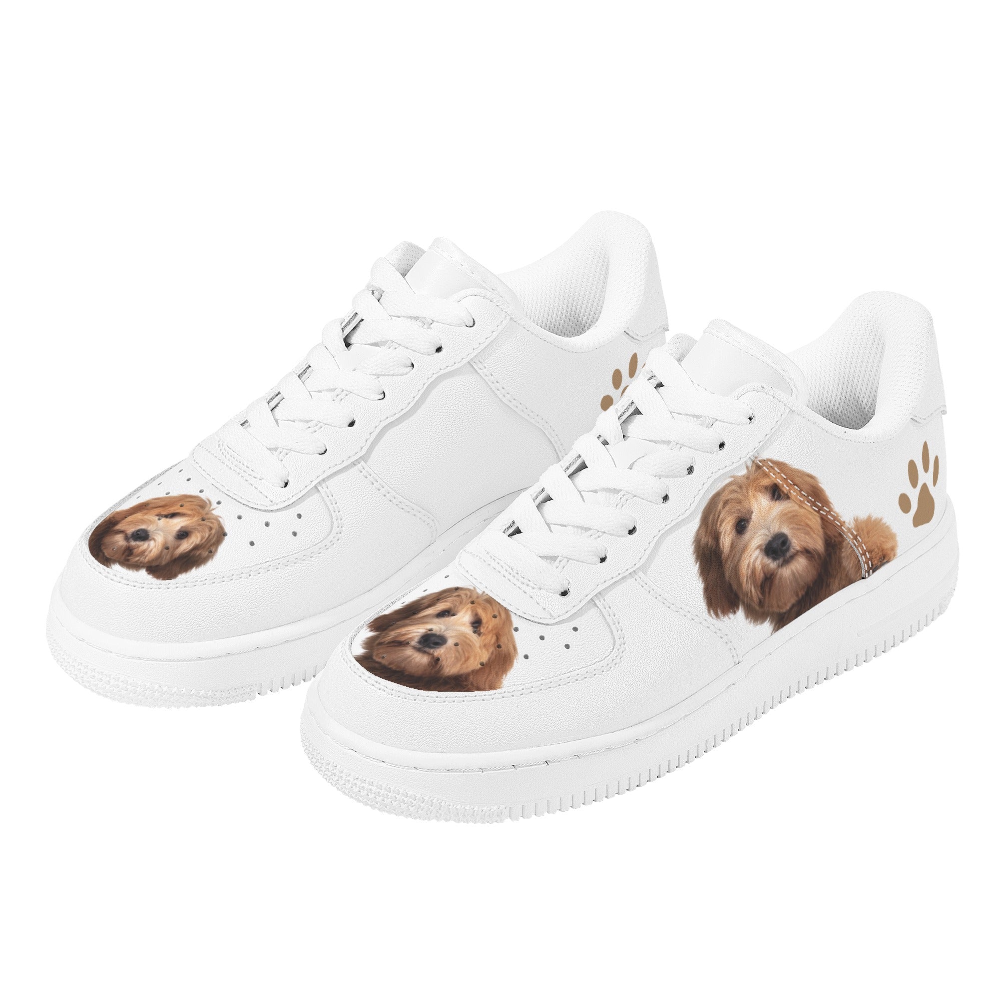 Curious Dog Shoes | Pet-Dog Themed Customized Sneakers | Shoe Zero