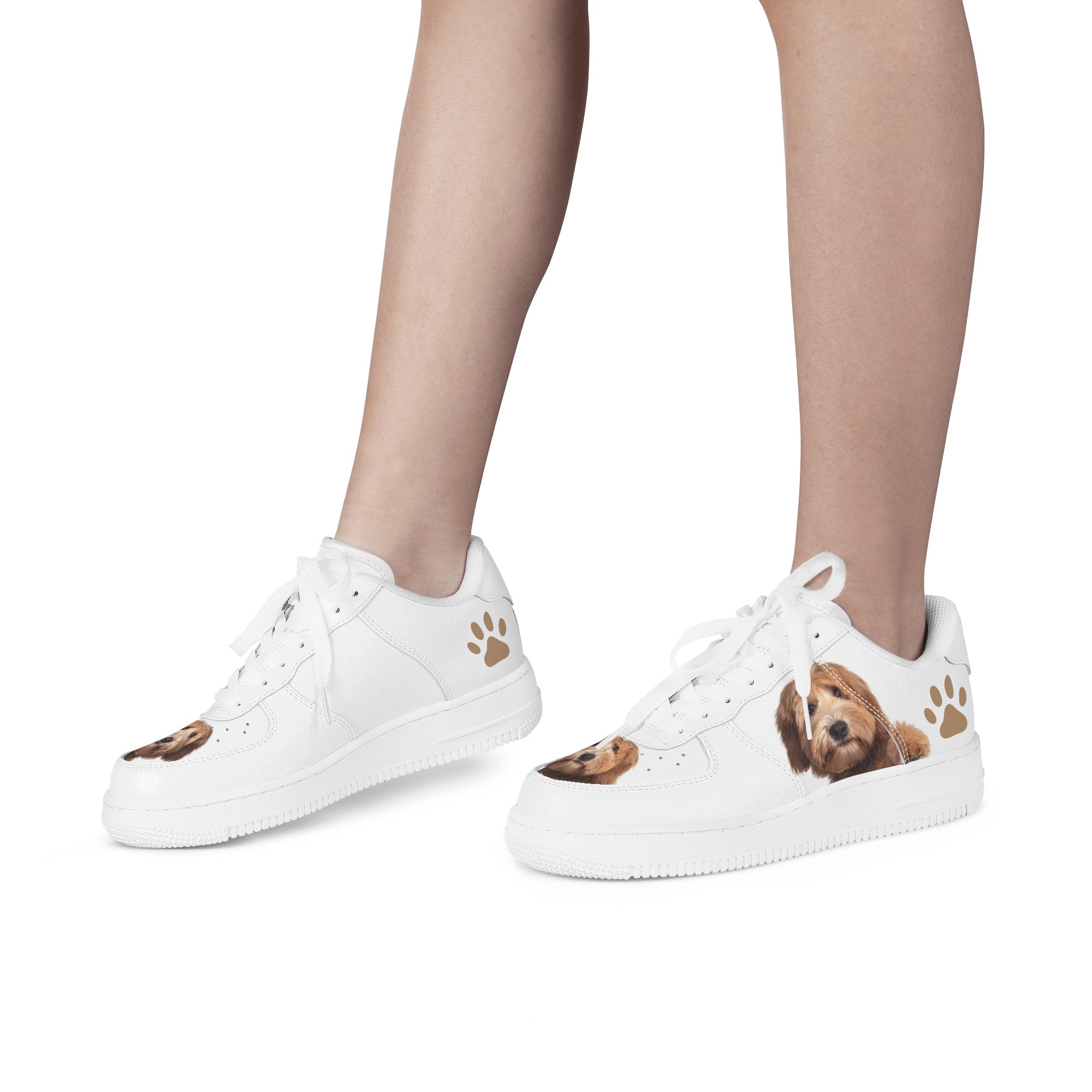 Curious Dog Shoes | Pet-Dog Themed Customized Sneakers | Shoe Zero