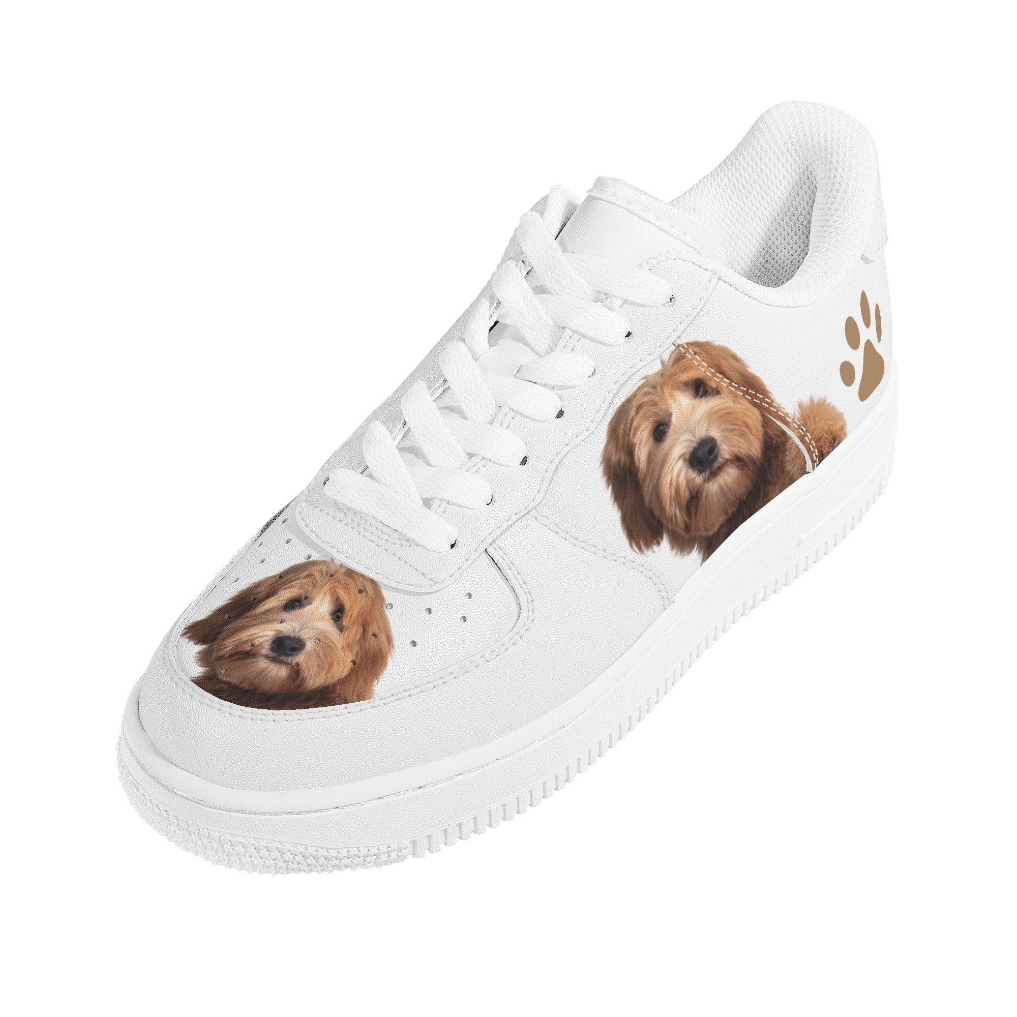 Curious Dog Shoes | Pet-Dog Themed Customized Sneakers | Shoe Zero