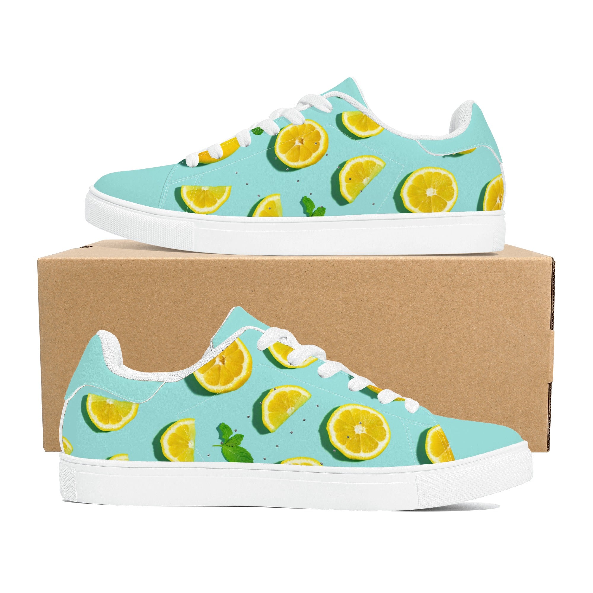 Collectable Lemon Shoes | Fruit Themed Customized Sneakers | Shoe Zero