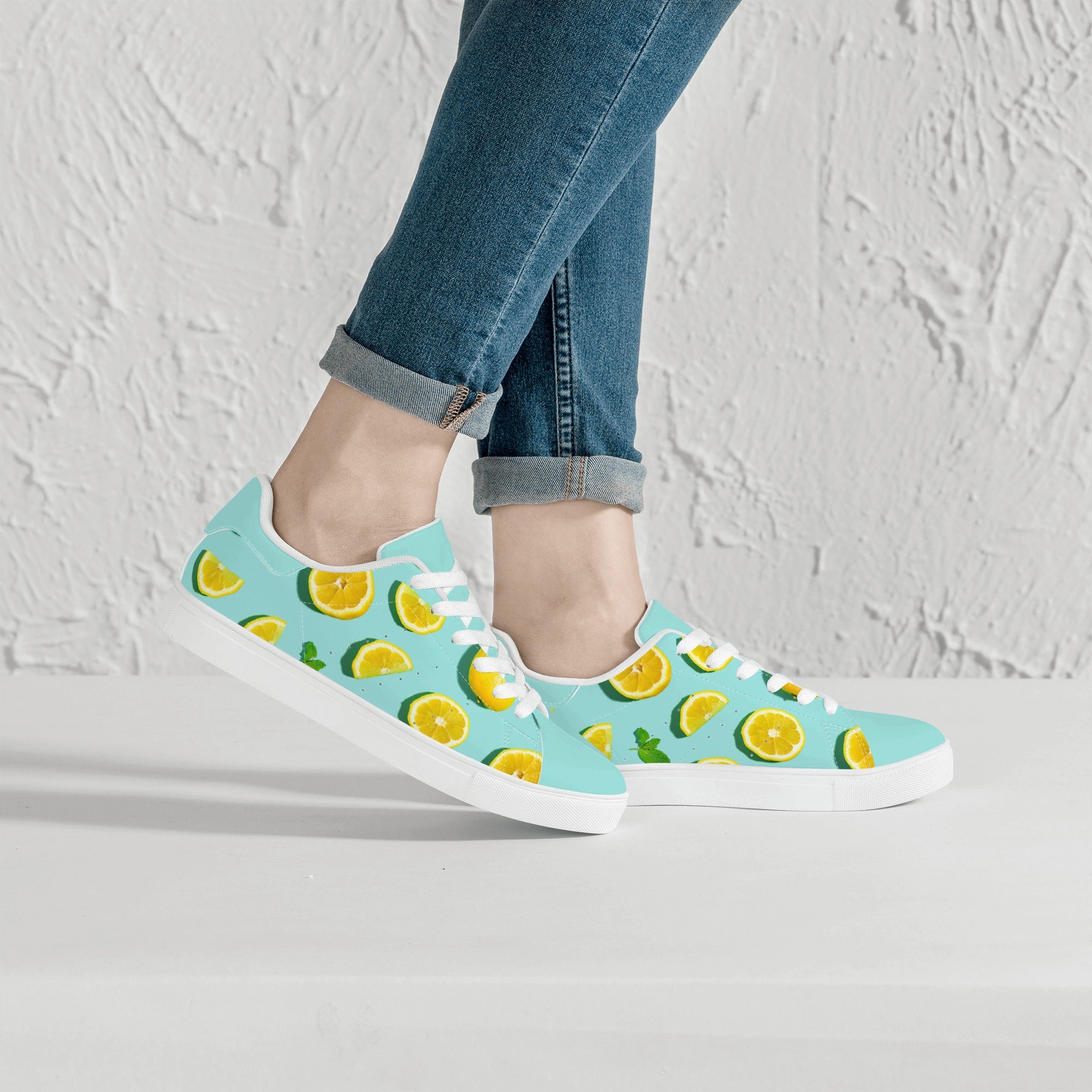 Collectable Lemon Shoes | Fruit Themed Customized Sneakers | Shoe Zero