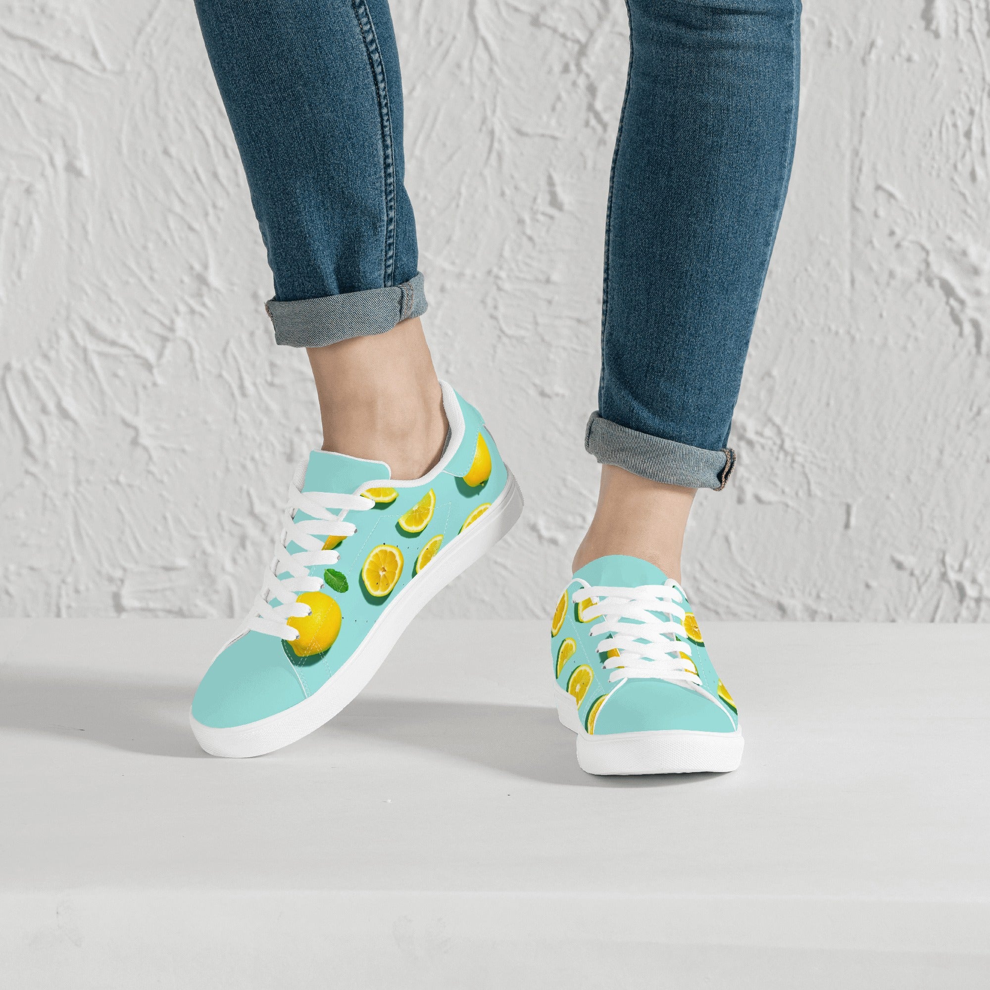 Collectable Lemon Shoes | Fruit Themed Customized Sneakers | Shoe Zero