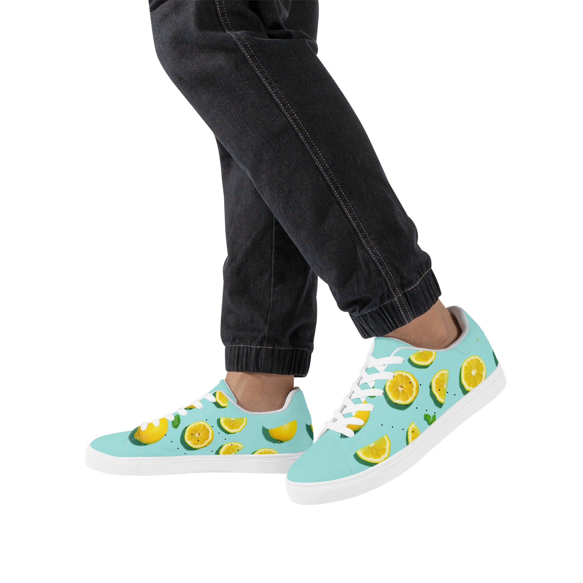 Collectable Lemon Shoes | Fruit Themed Customized Sneakers | Shoe Zero