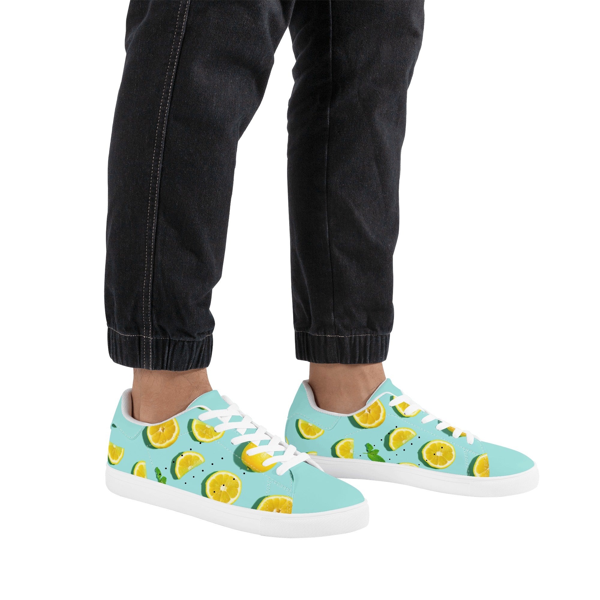 Collectable Lemon Shoes | Fruit Themed Customized Sneakers | Shoe Zero