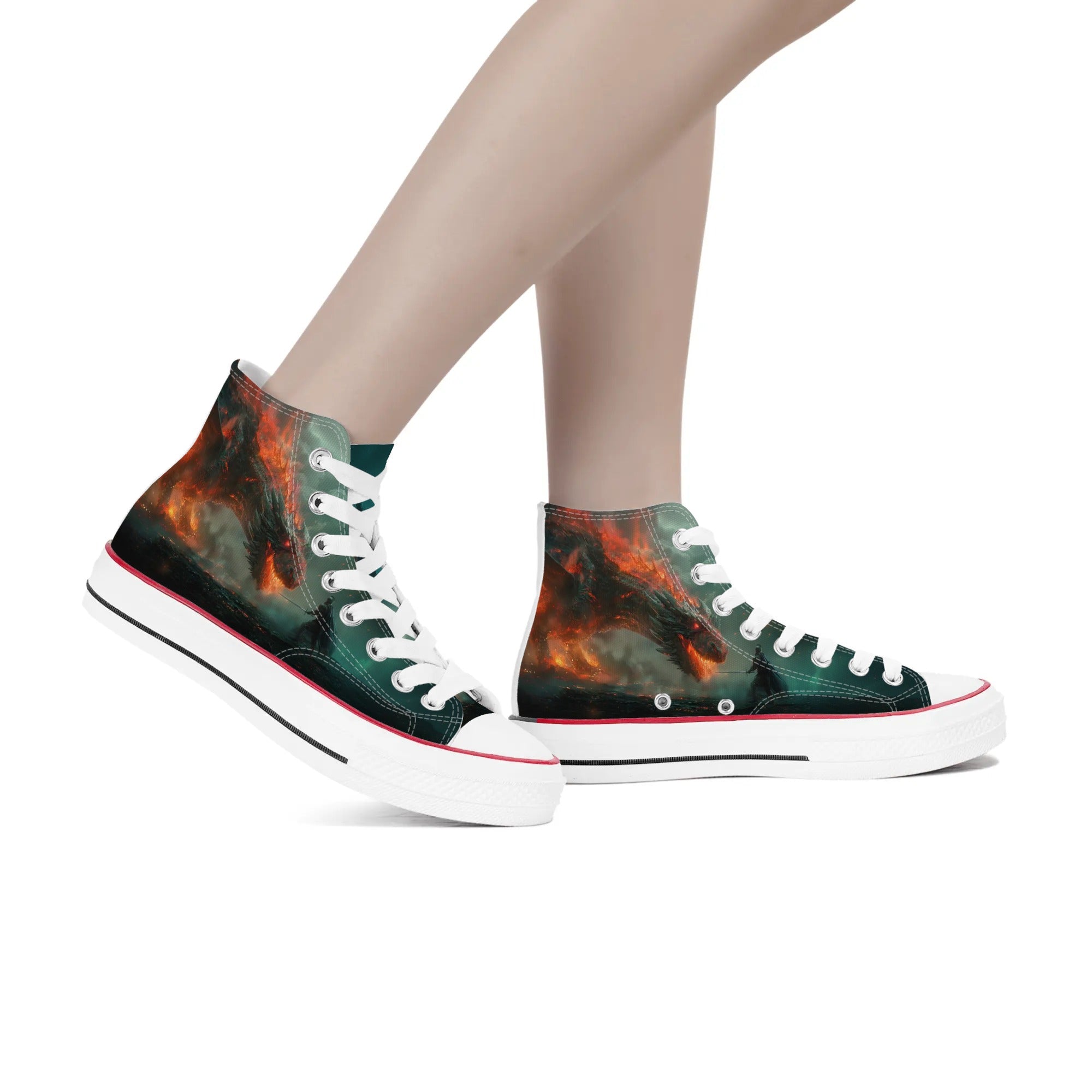 Phils Dragon Custom High Top Shoes | Shoe Zero