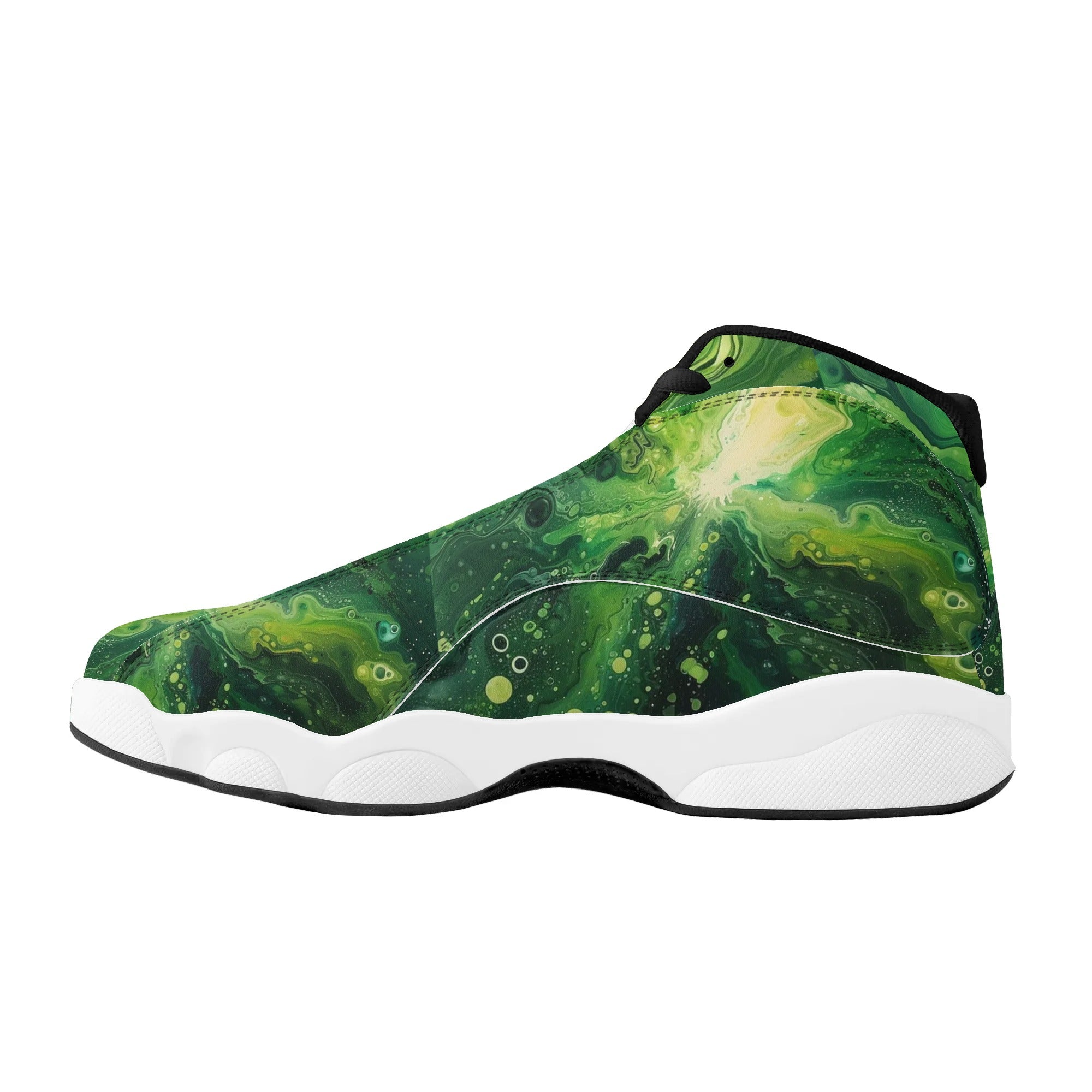 Green Plasma | Customized Basketball Shoes | Shoe Zero