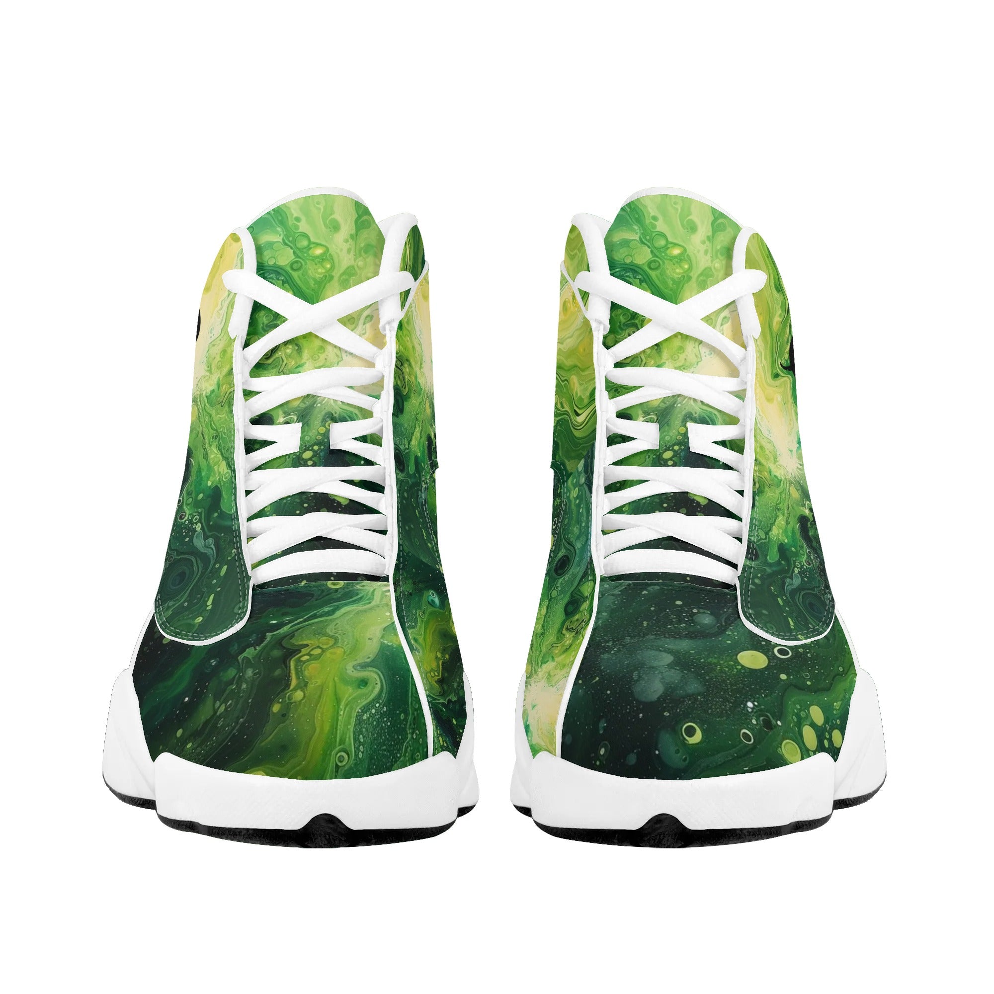 Green Plasma | Customized Basketball Shoes | Shoe Zero