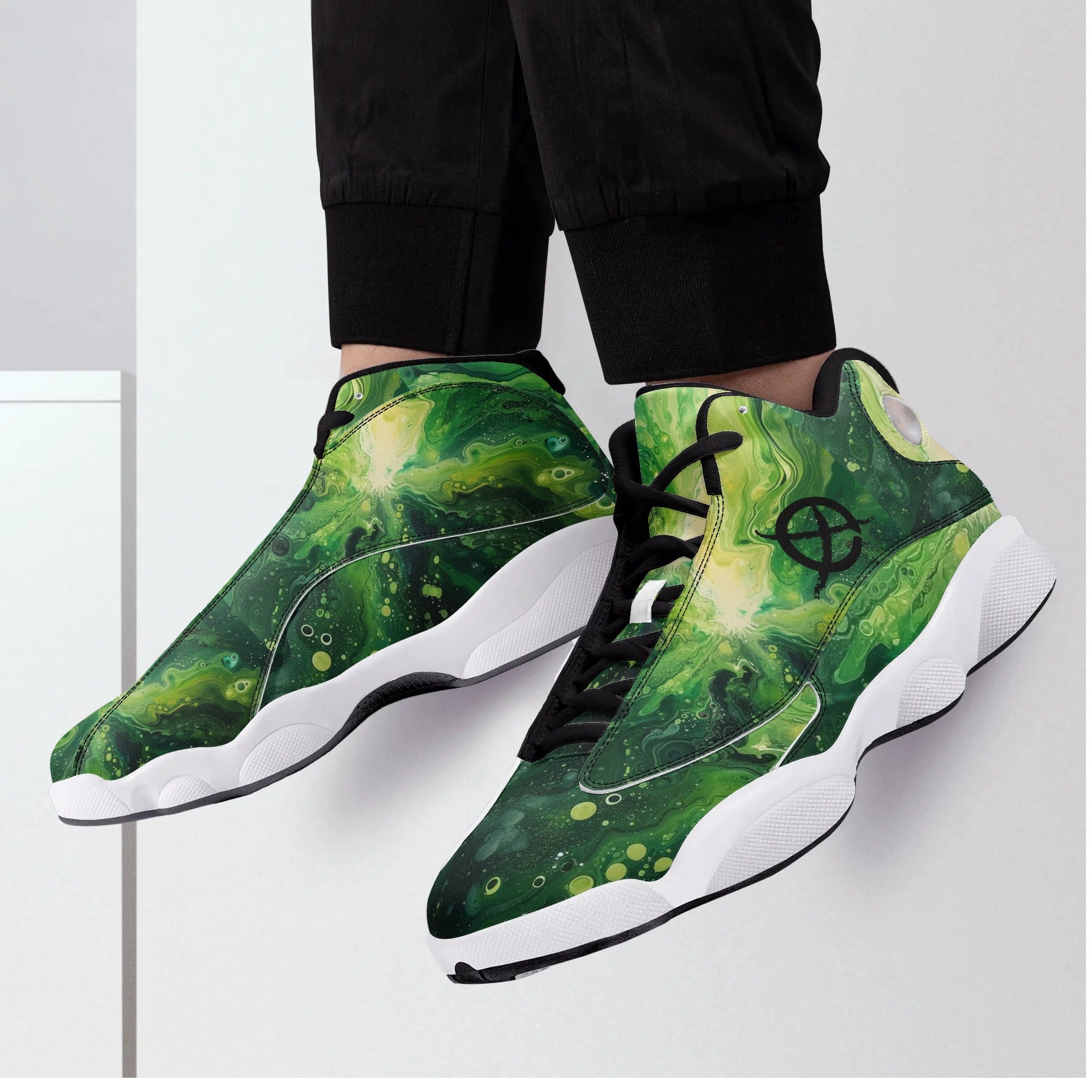 Green Plasma | Customized Basketball Shoes | Shoe Zero