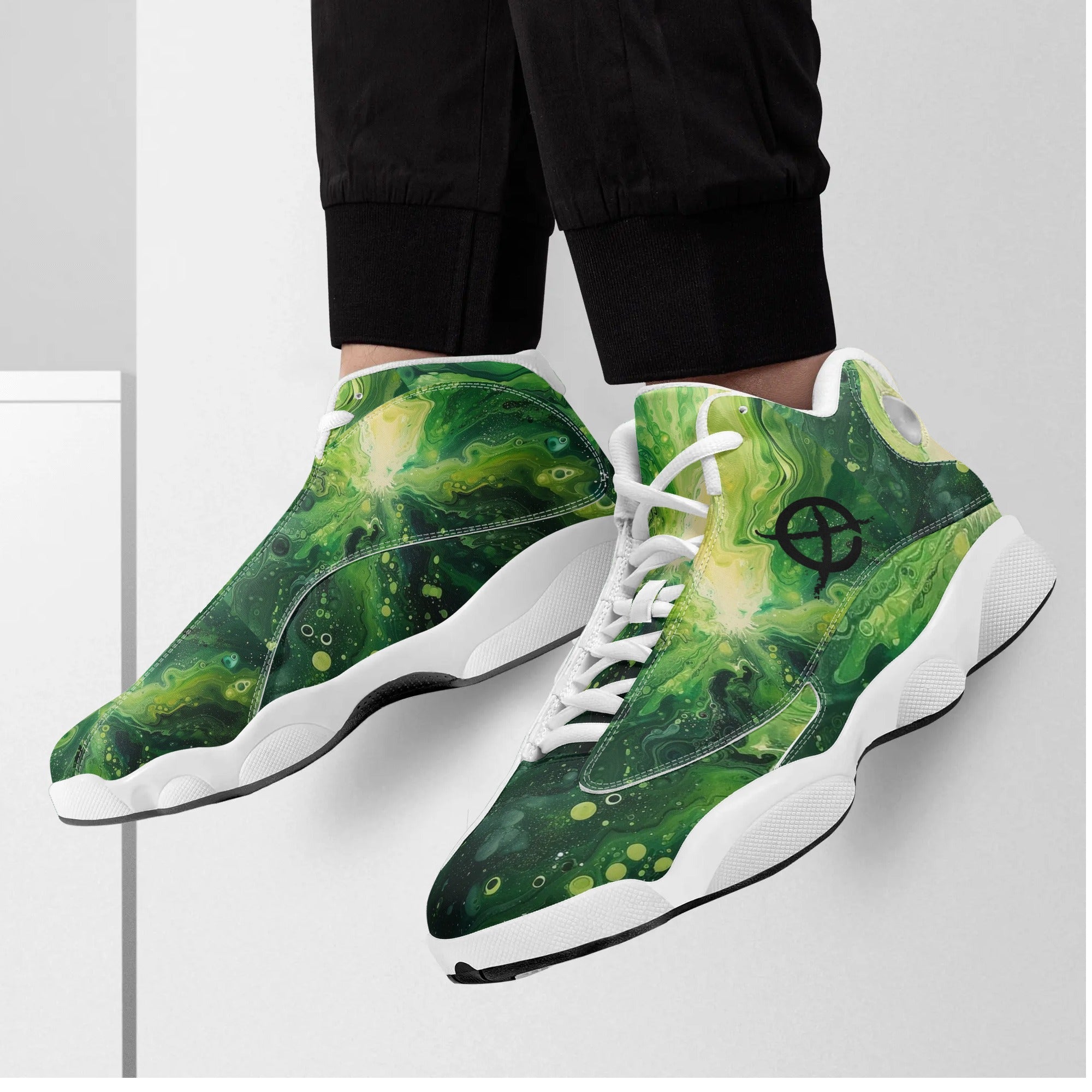 Green Plasma | Customized Basketball Shoes | Shoe Zero