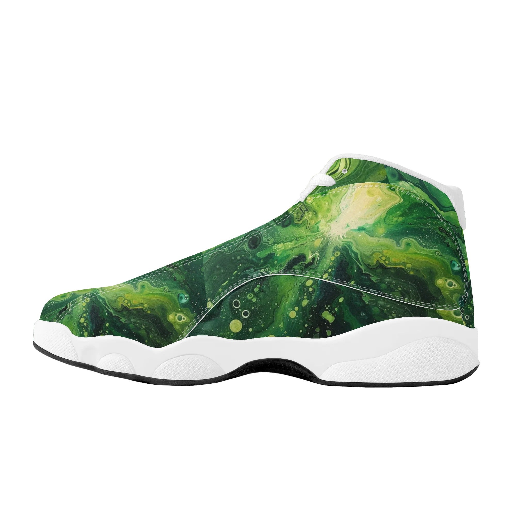 Green Plasma | Customized Basketball Shoes | Shoe Zero