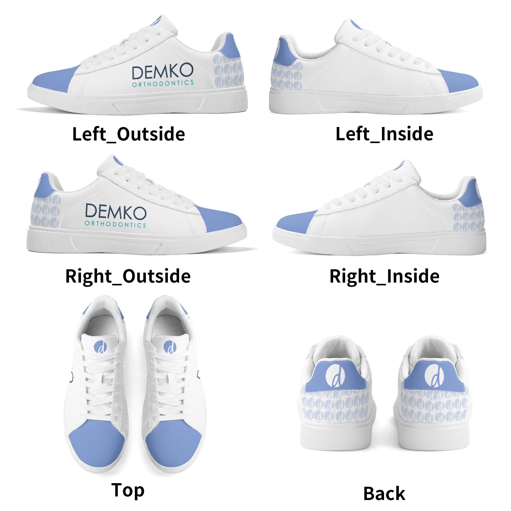 Demko Orthondontics | Custom Branded Shoes | Shoe Zero