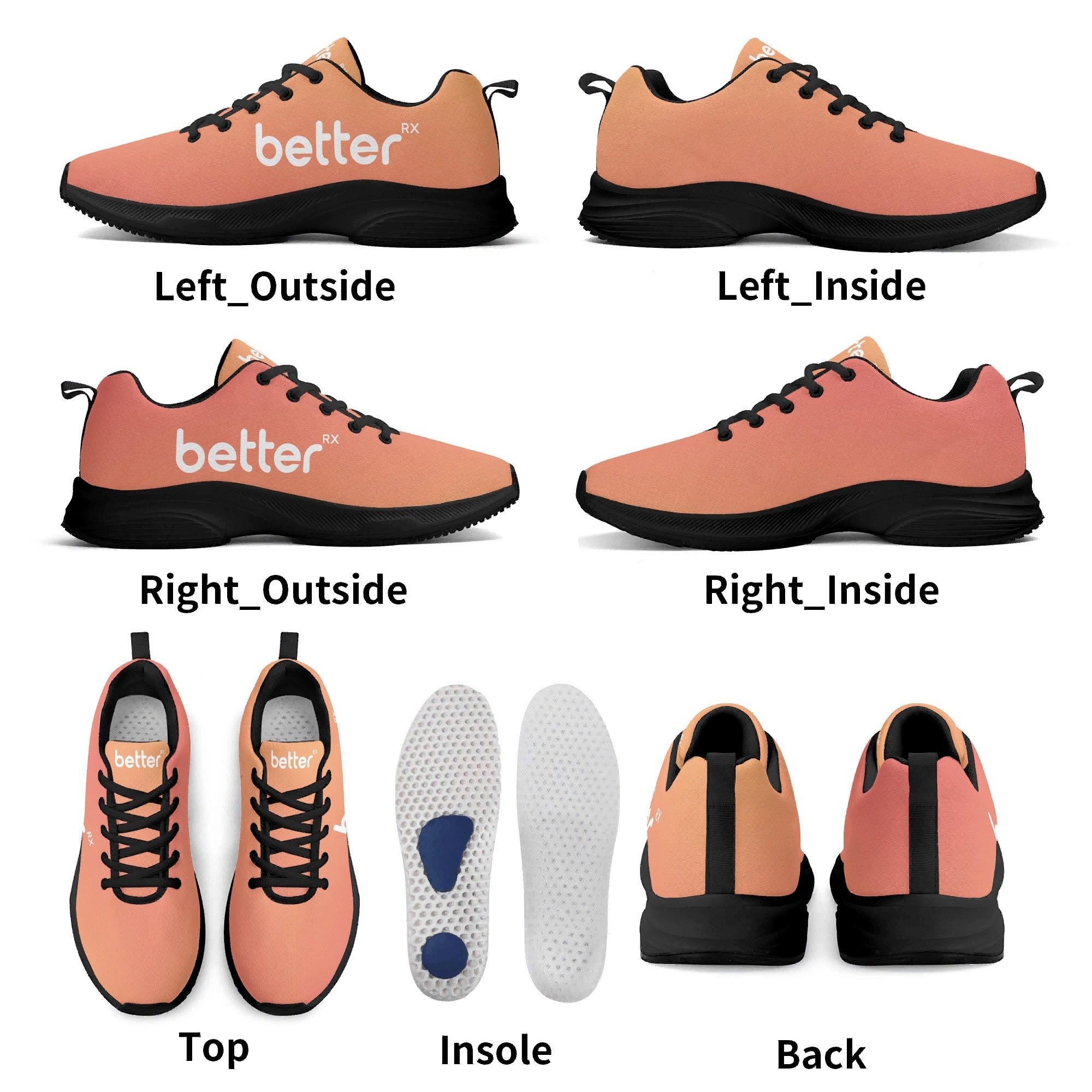 Better RX Running Shoe V3 | Shoe Zeros Branded Business Shoes