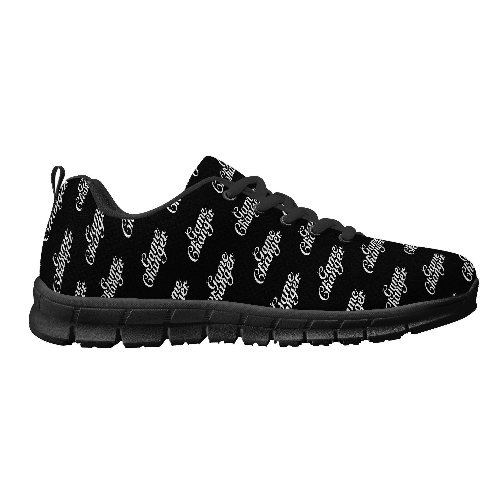 Game Changer V1 Black and White Running Shoe | Shoe Zero Design a Shoe Line