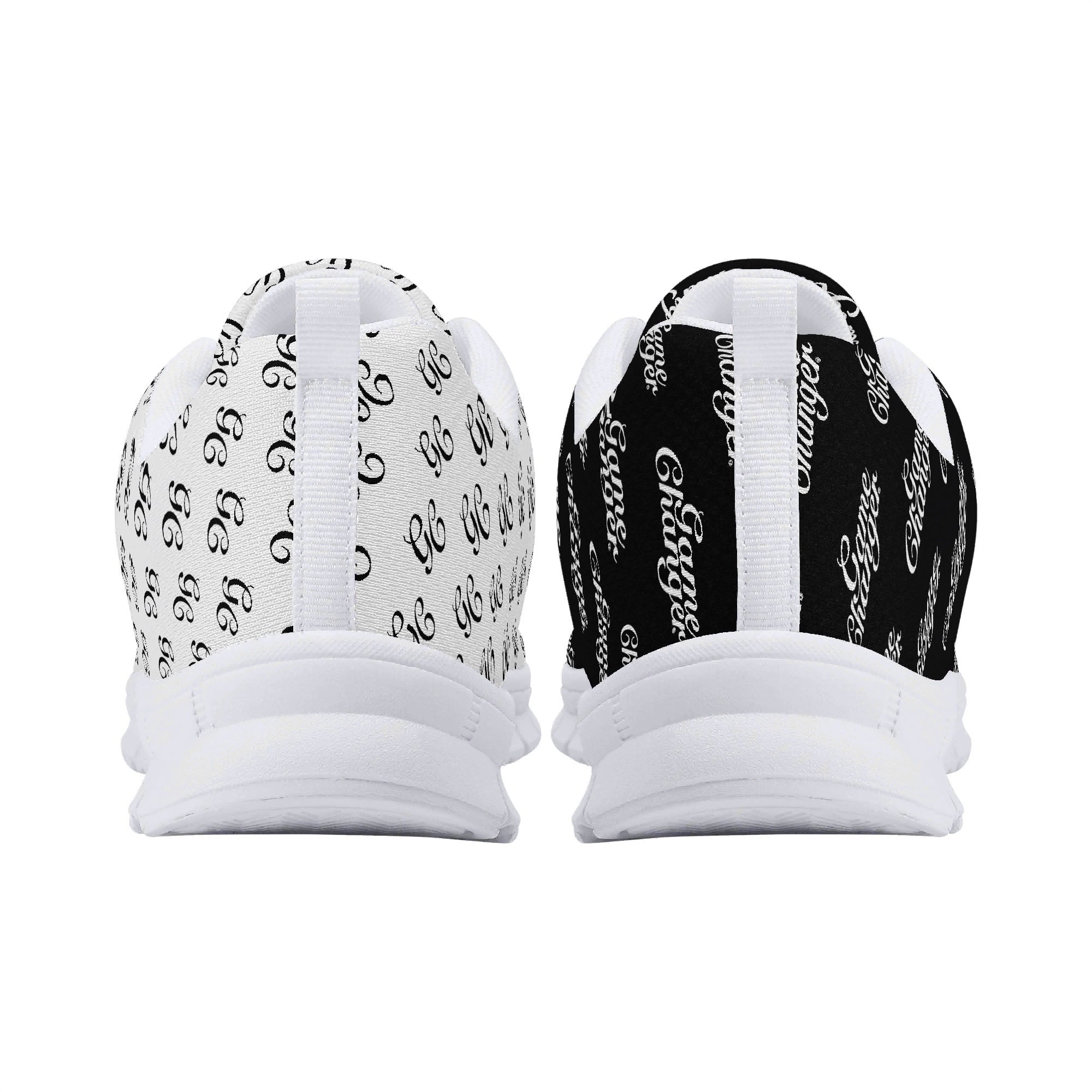 Game Changer V1 Black and White Running Shoe | Shoe Zero Design a Shoe Line