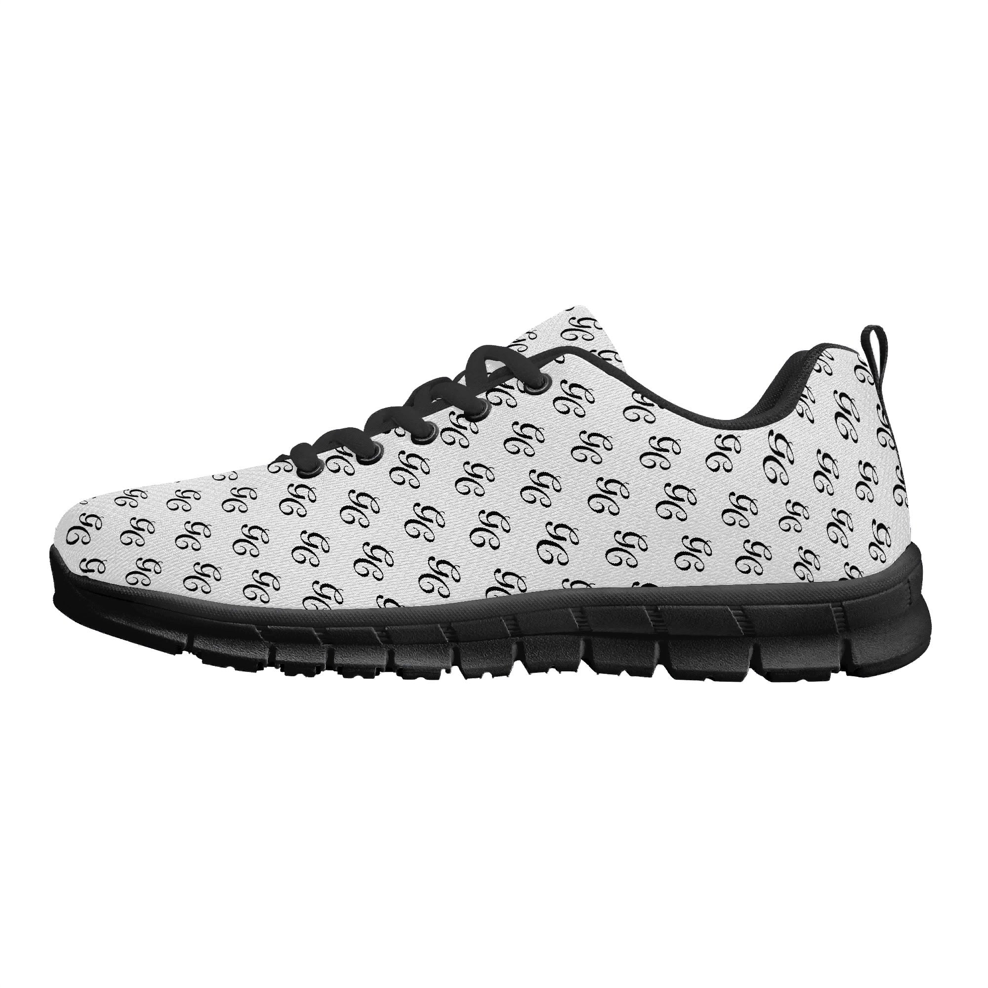 Game Changer V1 Black and White Running Shoe | Shoe Zero Design a Shoe Line