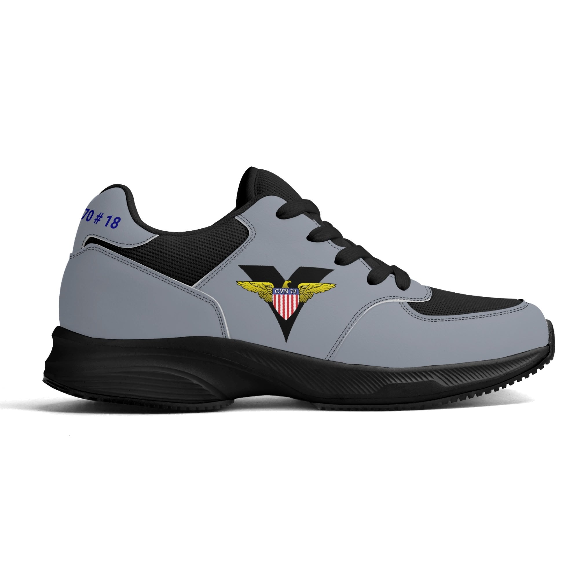 Haze Gray Navy Edition Customized Shoes | Shoe Zero