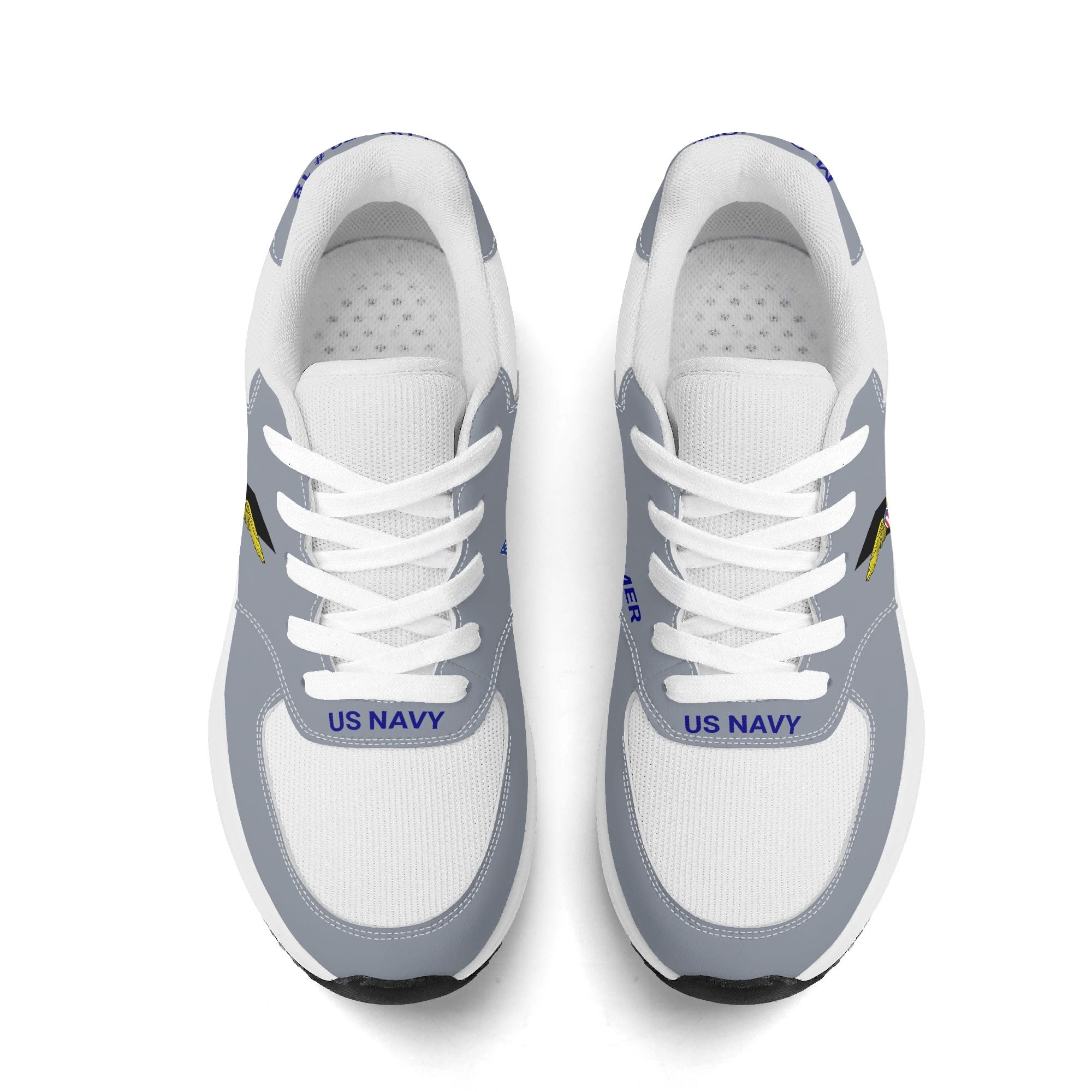 Haze Gray Navy Edition Customized Shoes | Shoe Zero