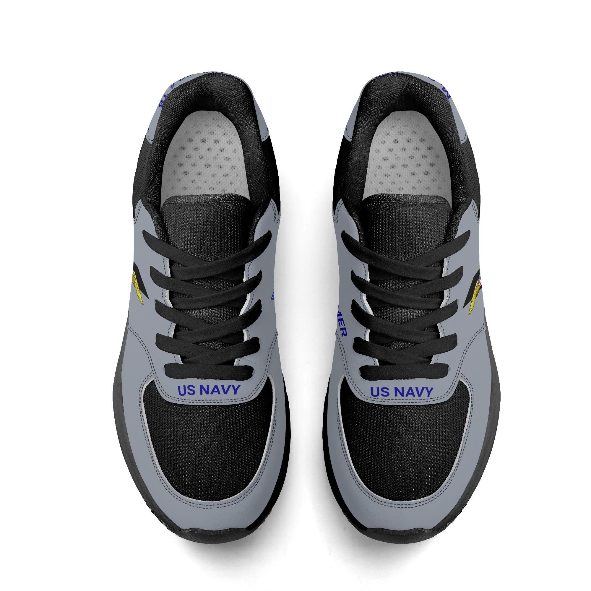 Haze Gray Navy Edition Customized Shoes | Shoe Zero