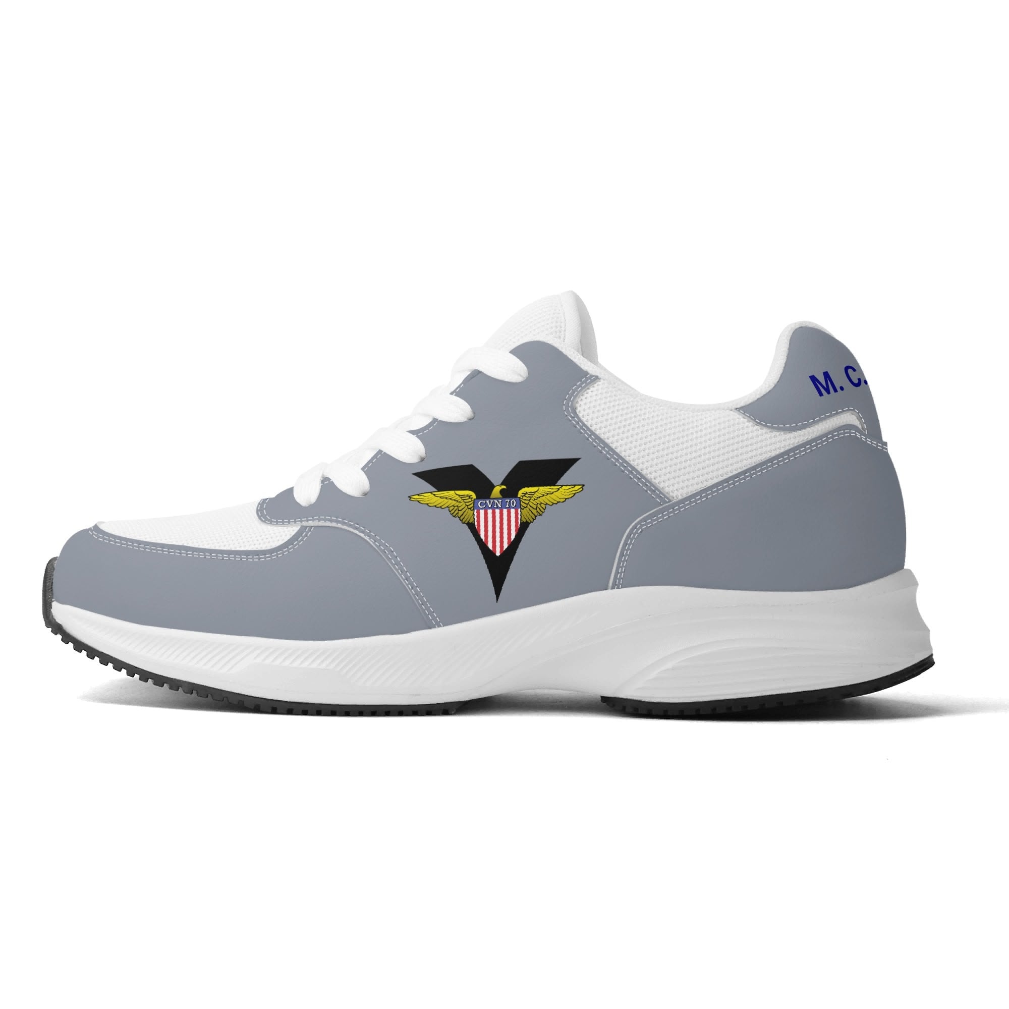 Haze Gray Navy Edition Customized Shoes | Shoe Zero