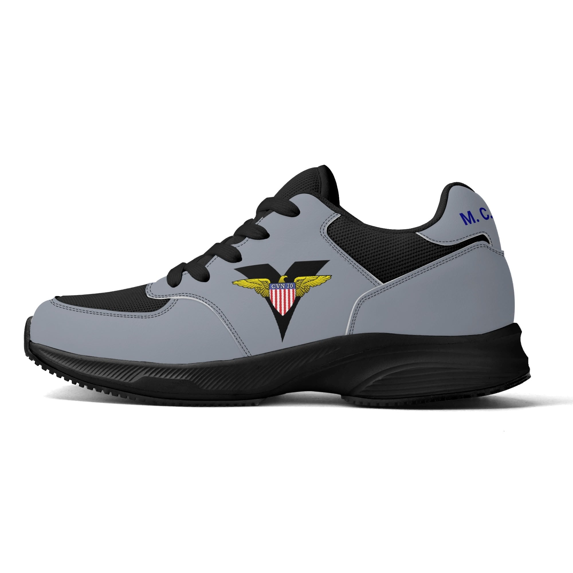 Haze Gray Navy Edition Customized Shoes | Shoe Zero