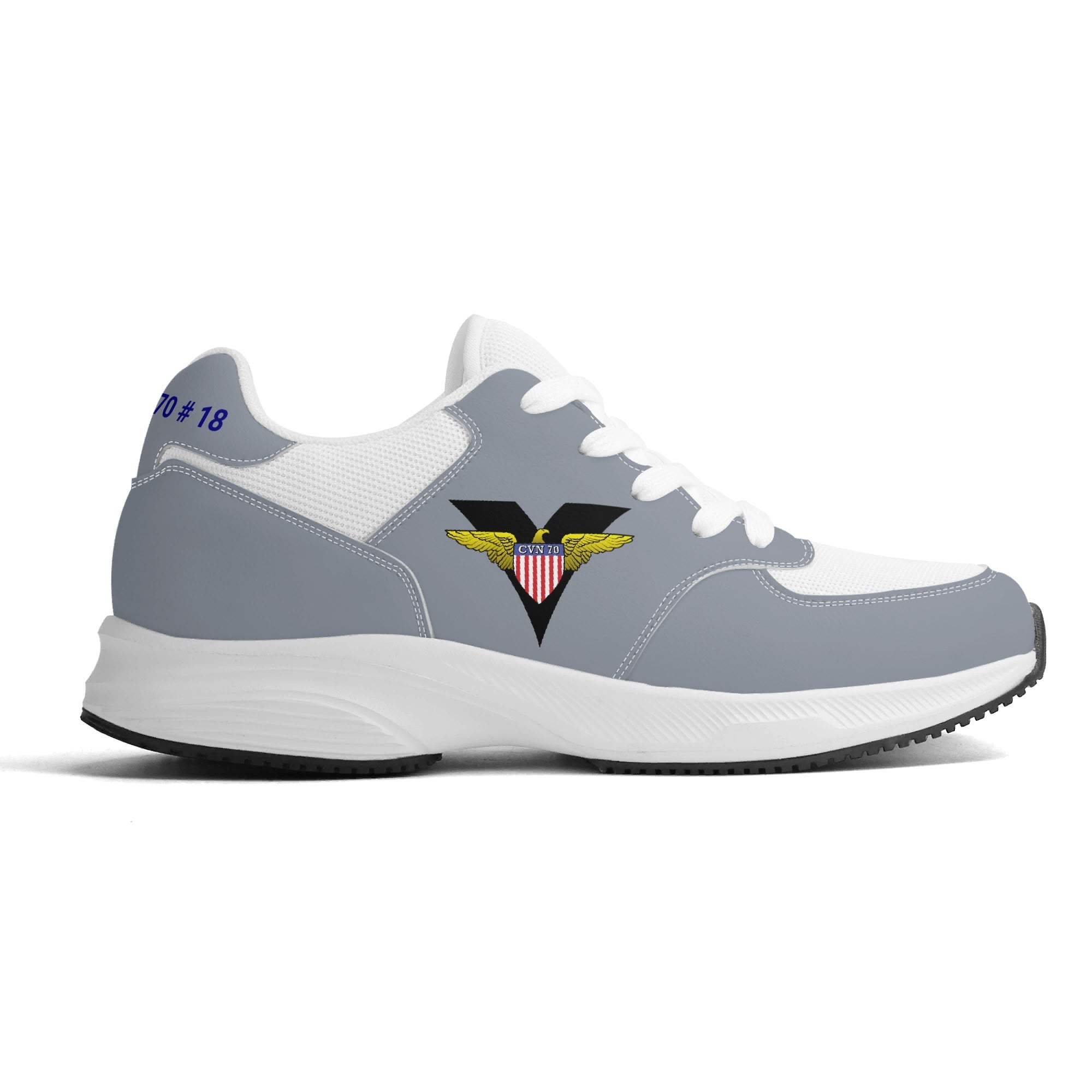 Haze Gray Navy Edition Customized Shoes | Shoe Zero