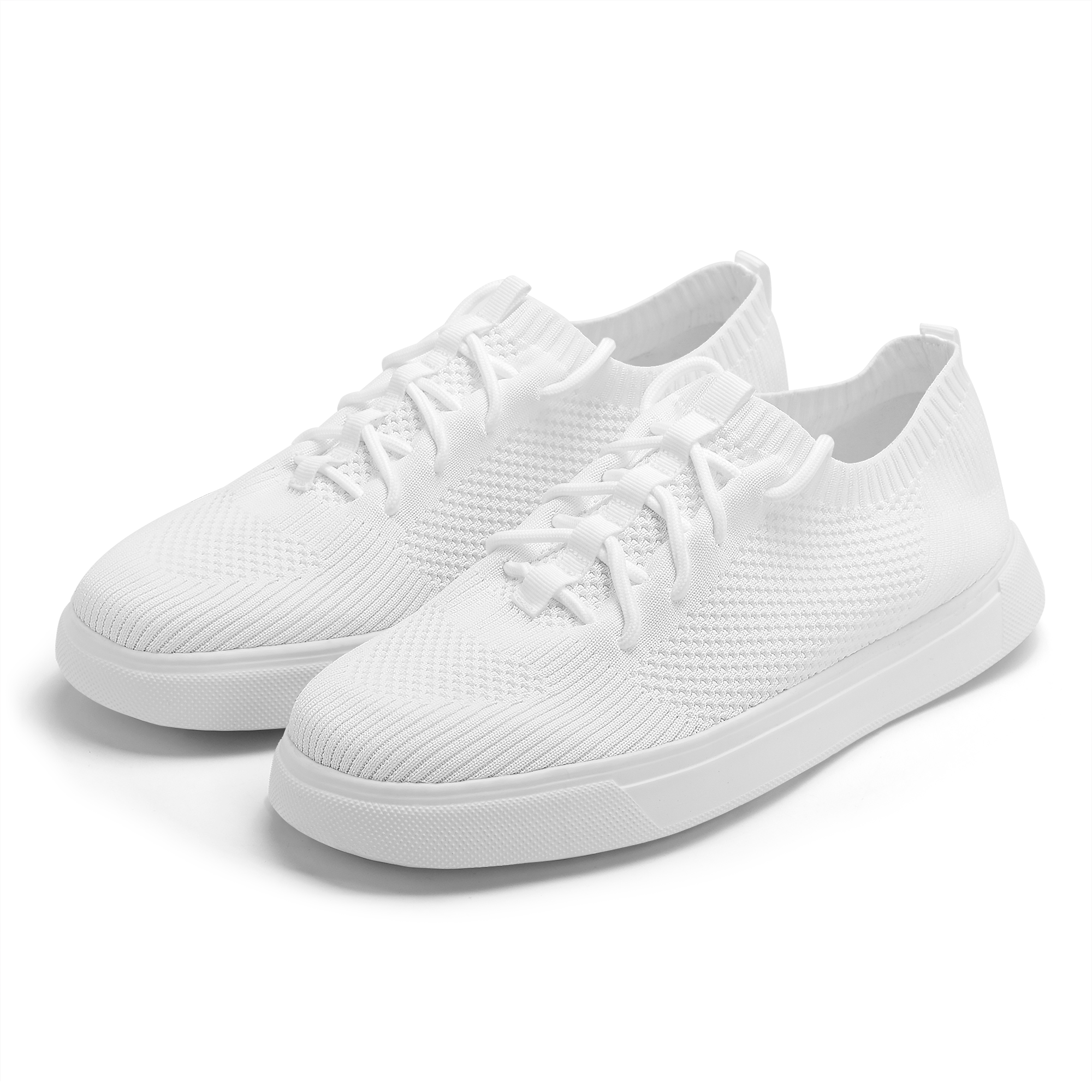 Knit design low top 2025 sneakers