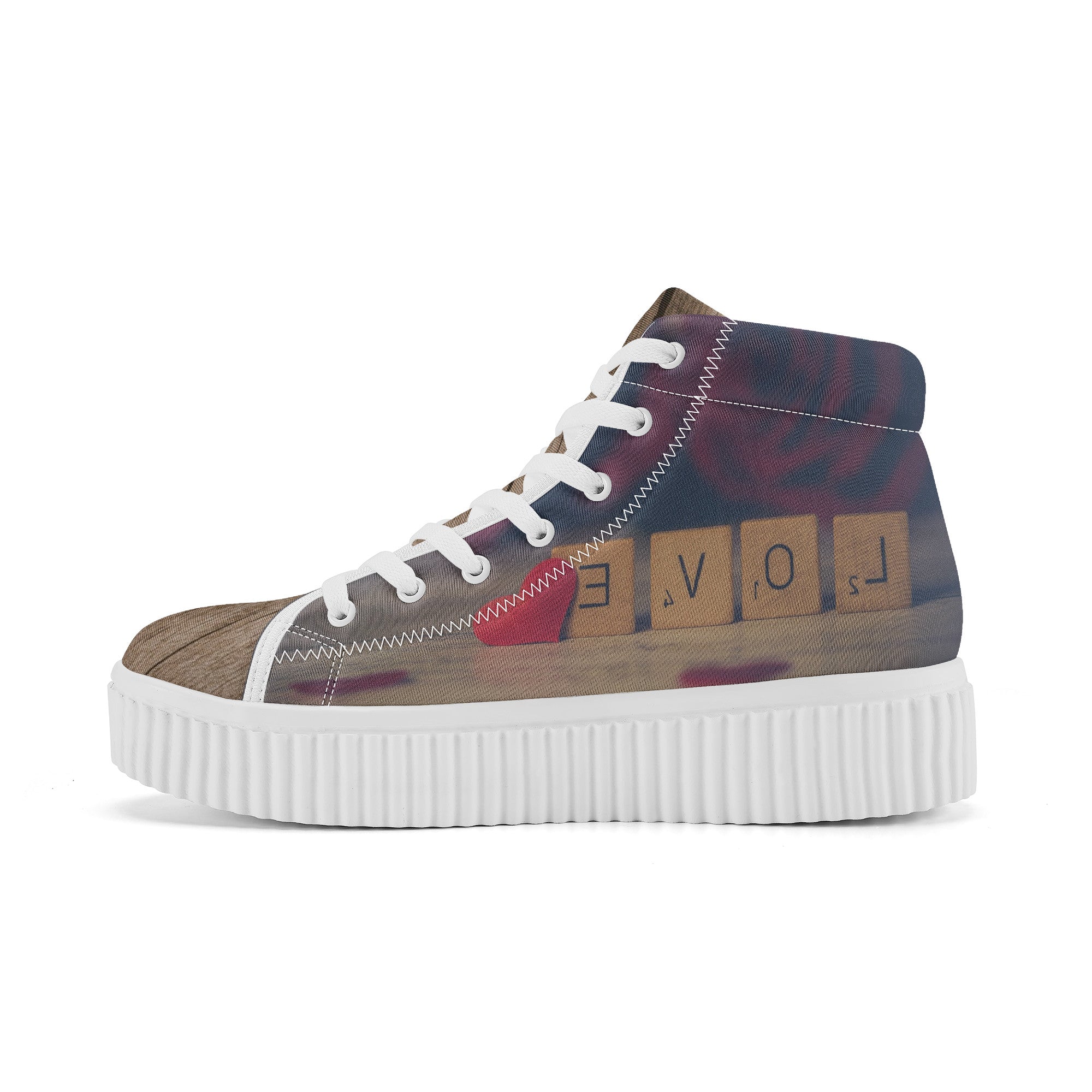 Love Script High Tops | Custom Branded Shoes | Shoe Zero