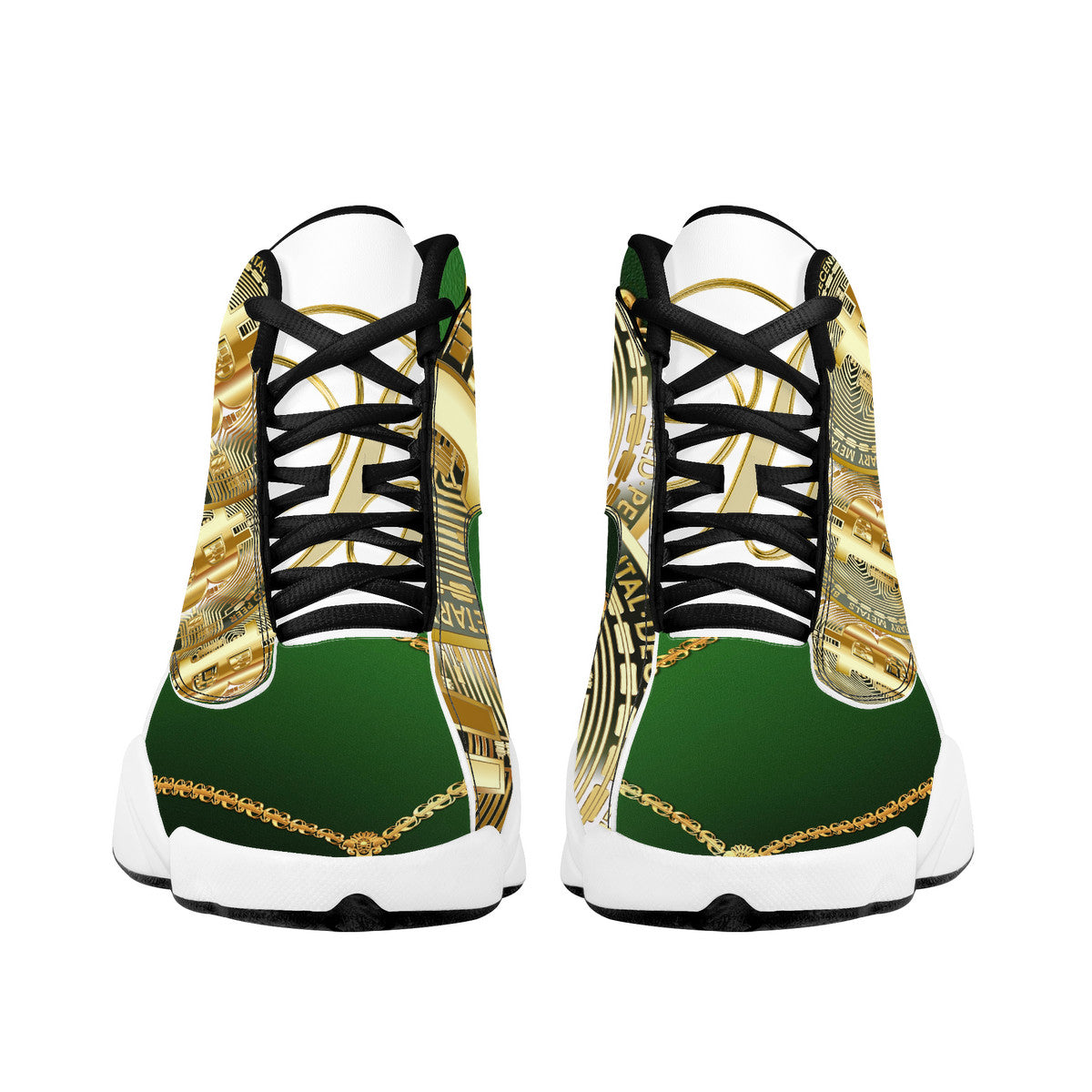 Bitcoin Drip | Custom High Tops | Shoe Zero