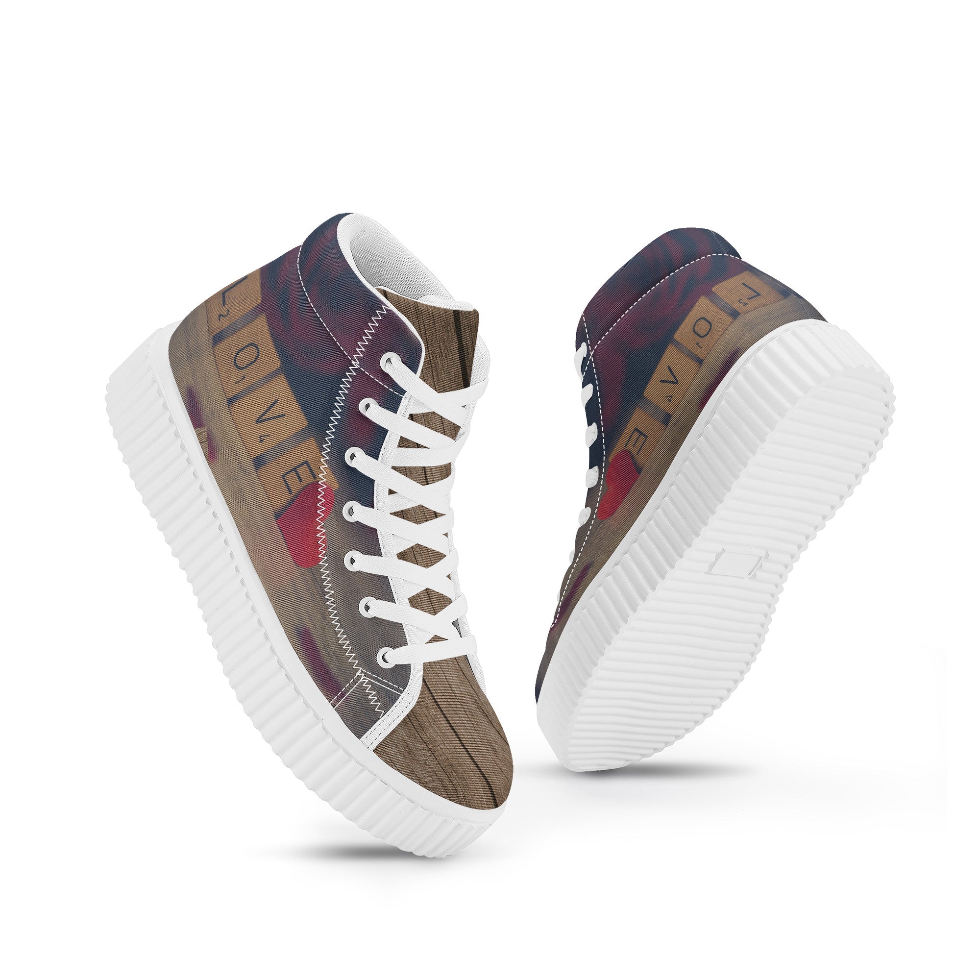 Love Script High Tops | Custom Branded Shoes | Shoe Zero