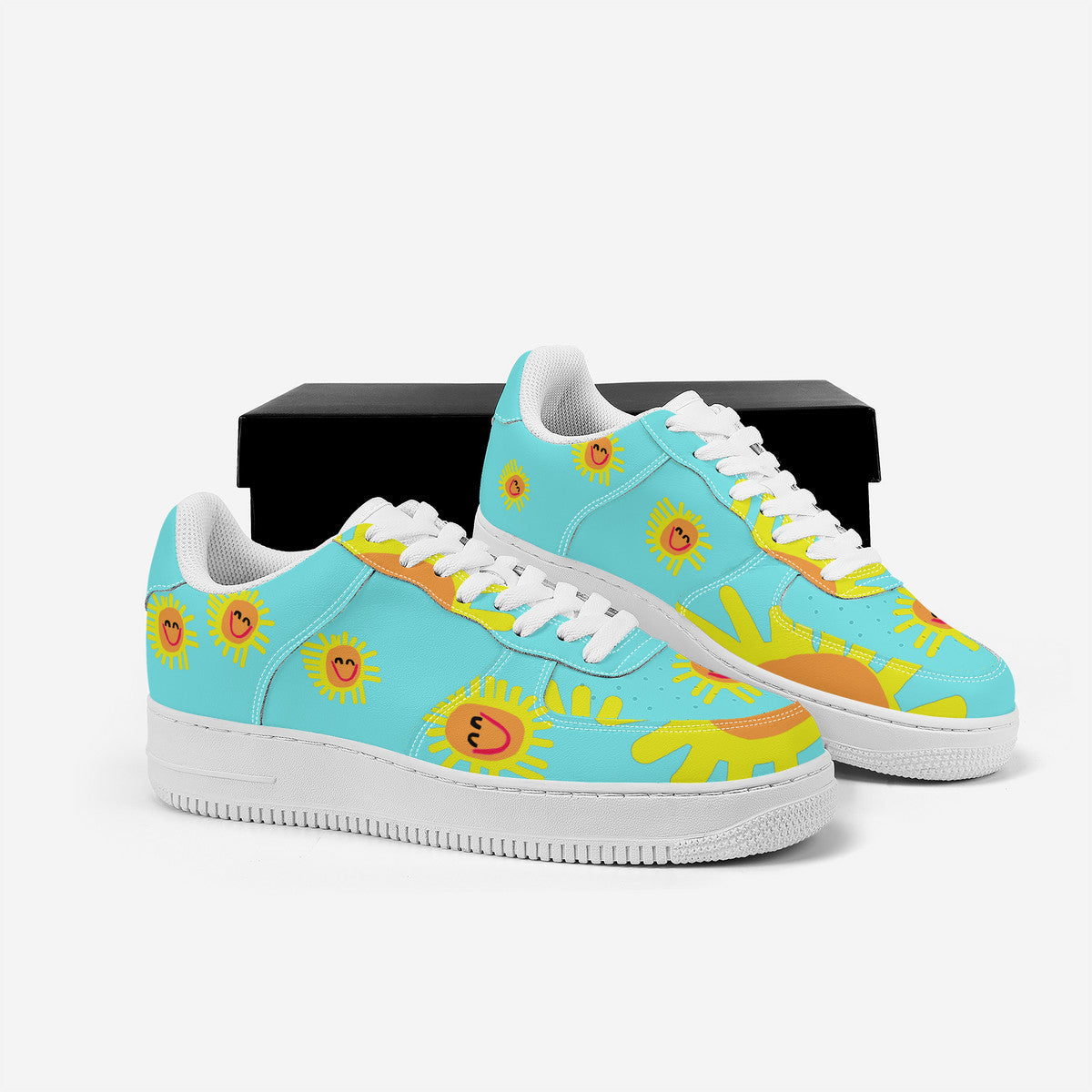 Happy Sunshine Customized Low Top Unisex Sneaker - Shoe Zero