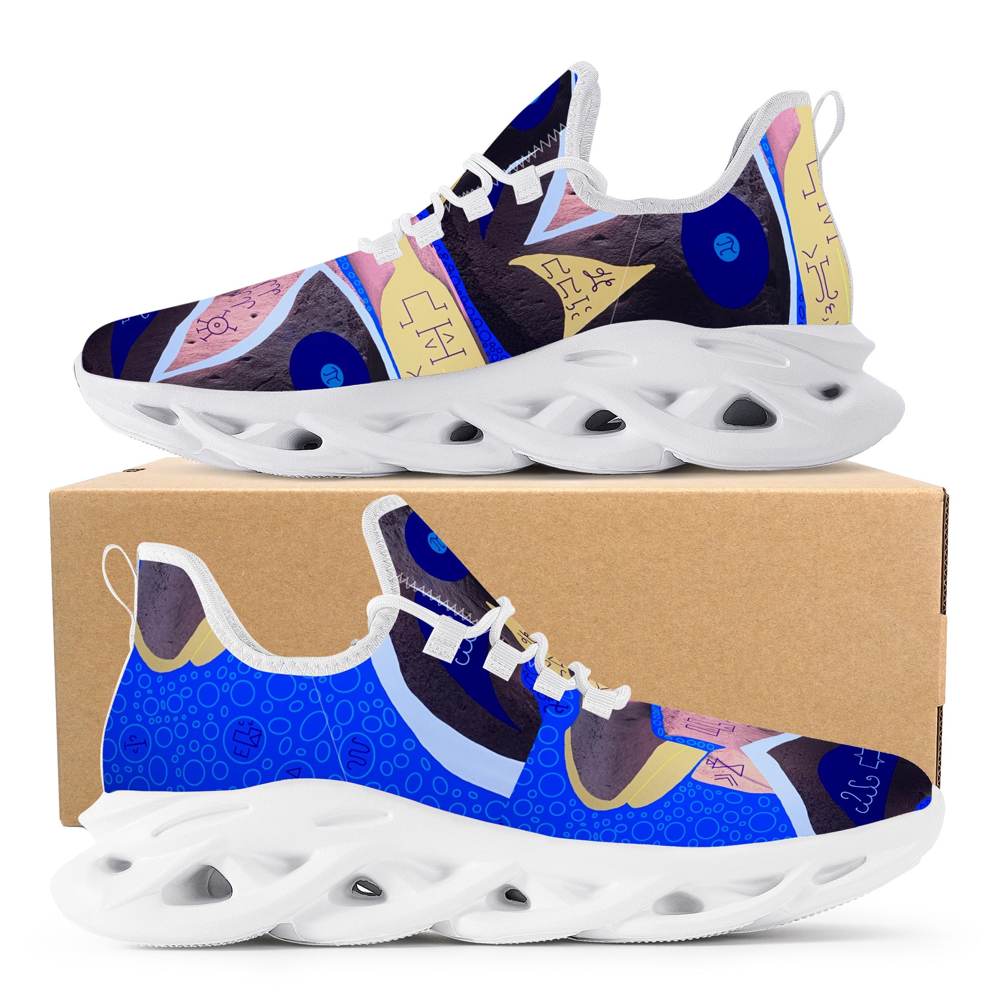 Colourful Sneaker- forever in peace whale | CustomizedFlex Sneaker by Sylliboy - Shoe Zero