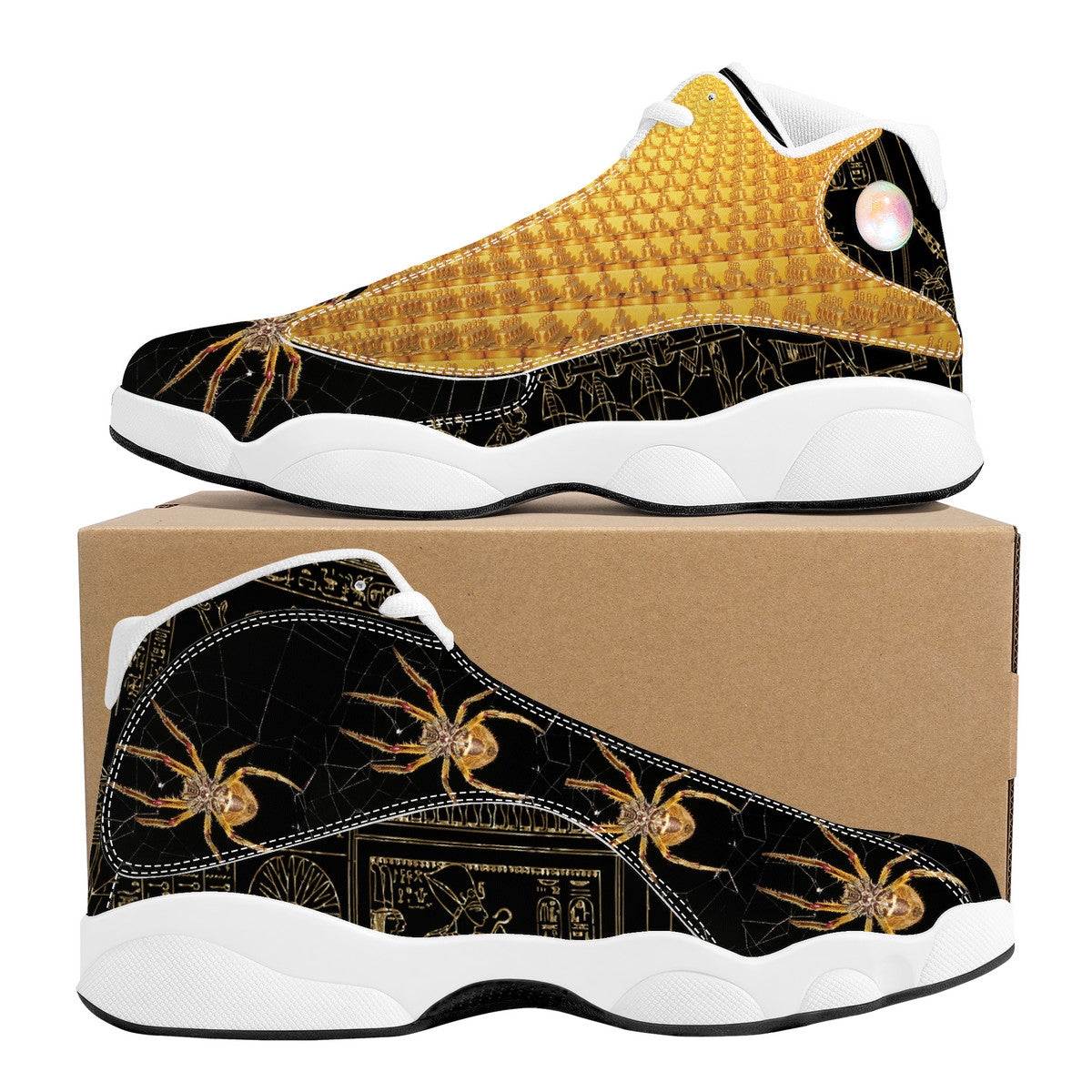 Gold Spider | Basketball Shoes Customized | Shoe Zero