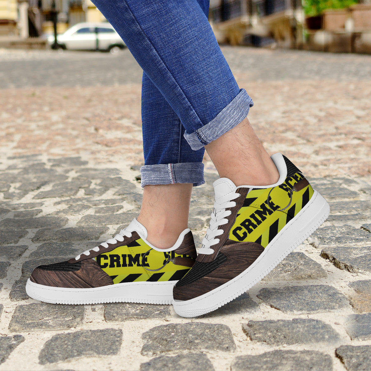 Crime Scene | Low Top Customized | Shoe Zero
