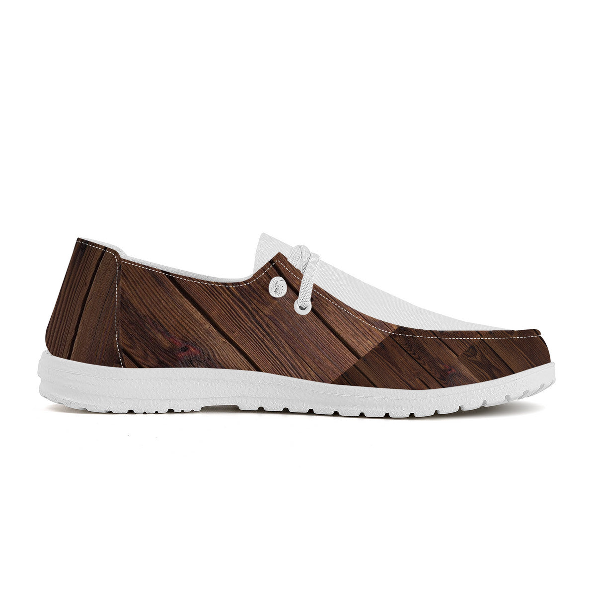 Wood Texture Loafers | Custom Branded Shoes | Shoe Zero