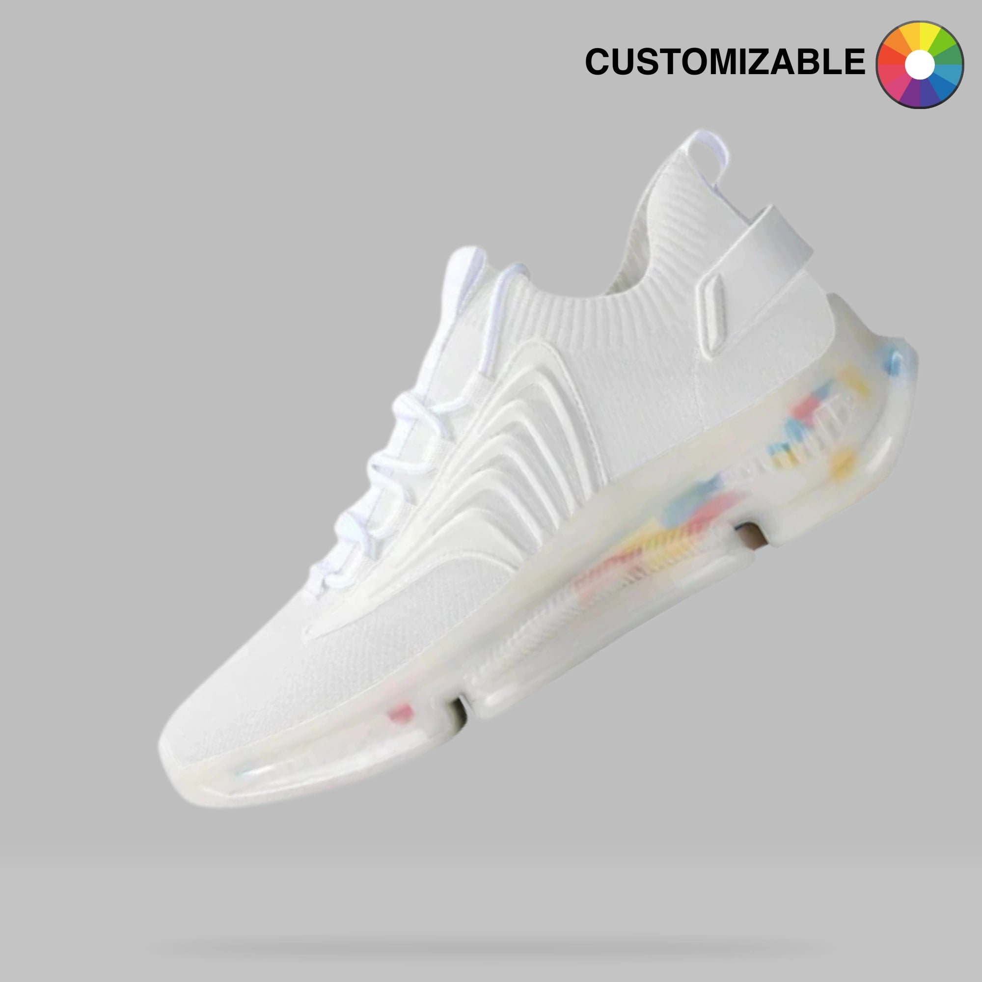 スニーカー [OPEN YY] YY VELCRO HIGH SNEAKERS - WHITE Alt Zero | Customizable Running Shoes | Shoe Zero