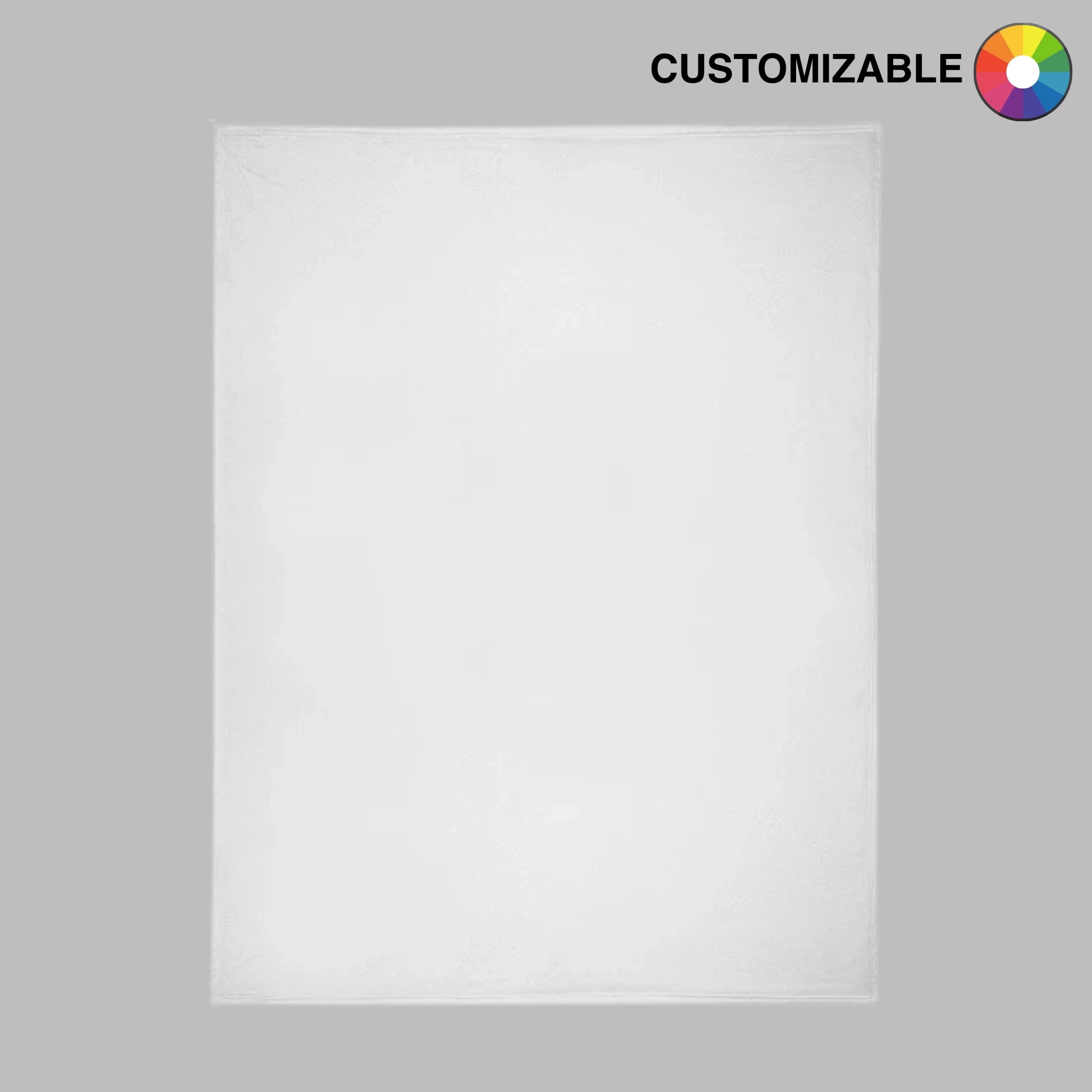 Customizable Soft Polyester Premium Fleece Blanket