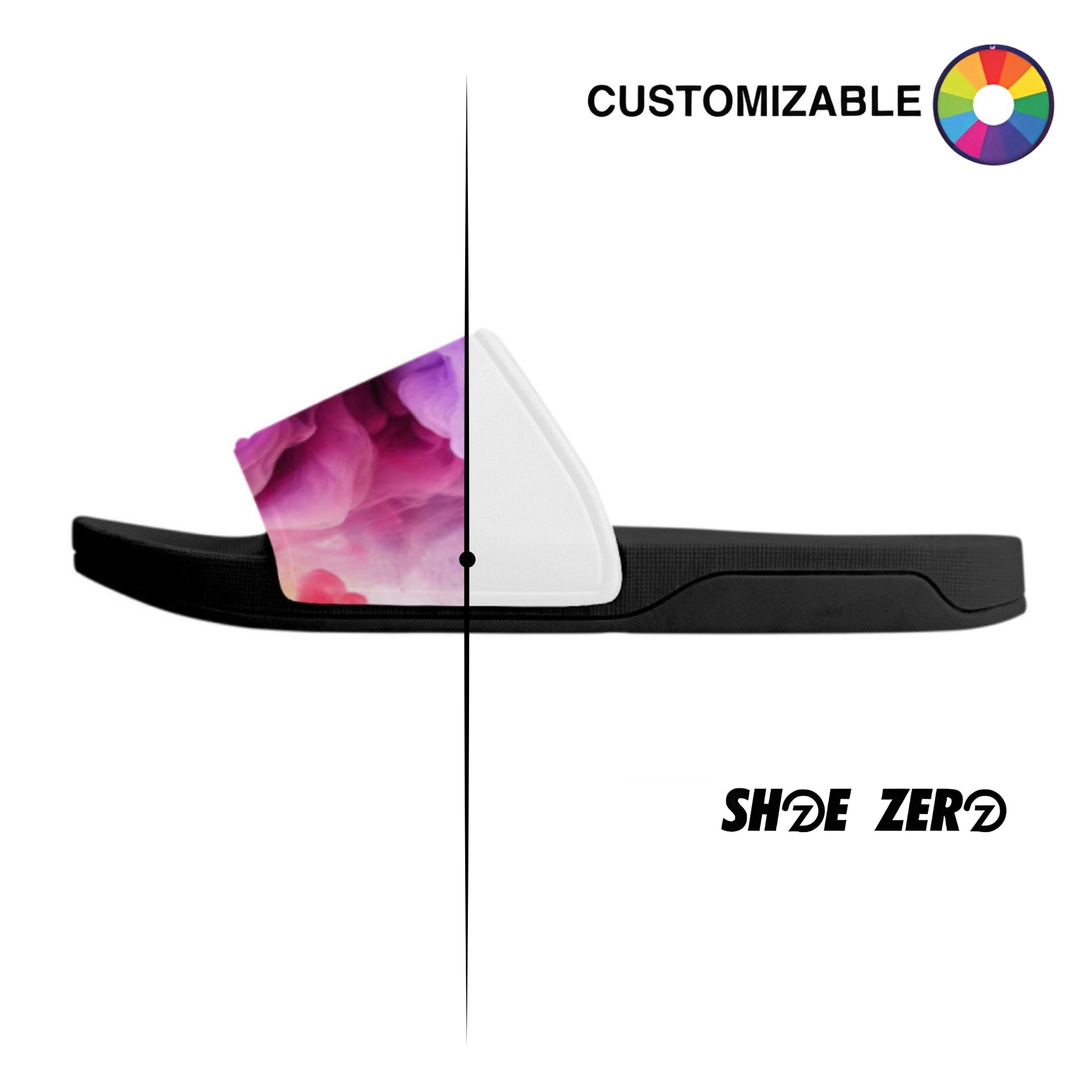 Customize your fashion own slides shoes