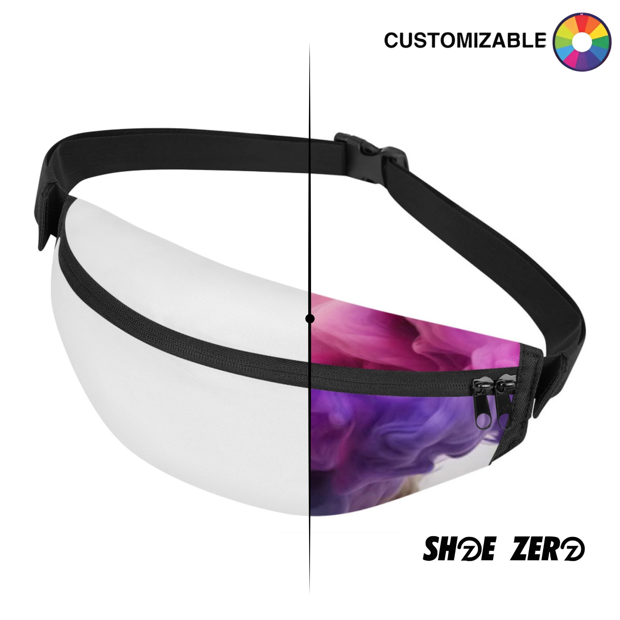 Custom holographic fanny pack online