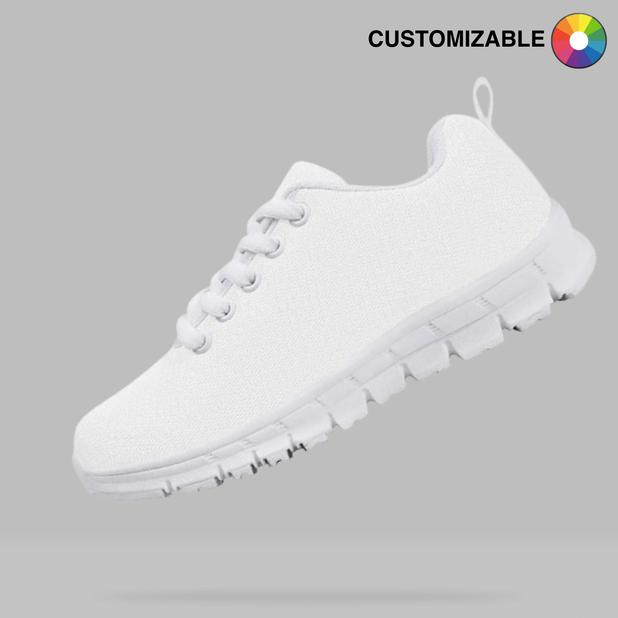 Customizable Kids Running Shoes White Custom Shoes Shoe Zero