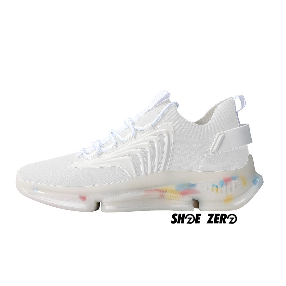 Customizable Air Heel React Running Shoes White Design your own
