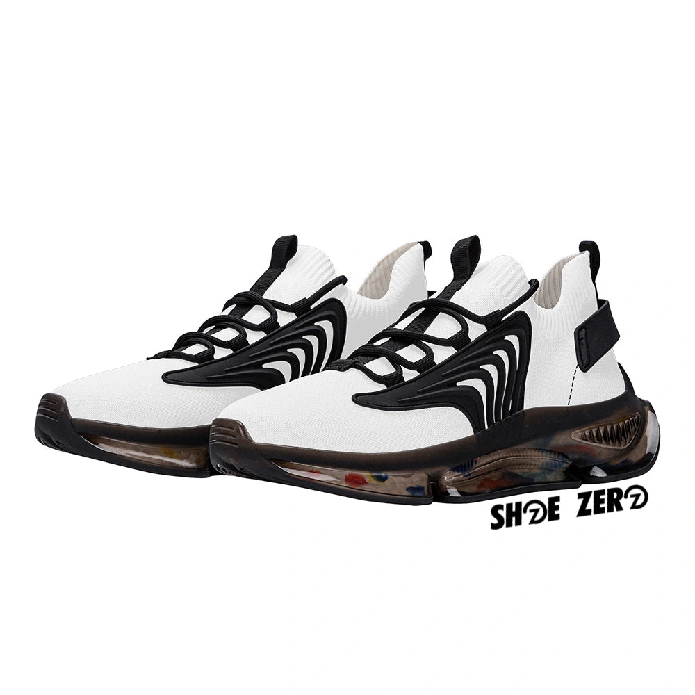 Customizable Air Heel React Sneakers - Side part of the shoe