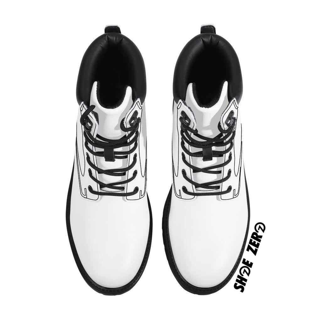 Customizable All Season Leather Boots - Top part of the shoe