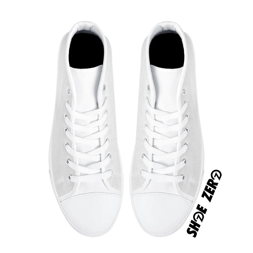 Customizable Canvas Shoes - Left Outside part of the shoeCustomizable Canvas Shoes - Top part of the shoe