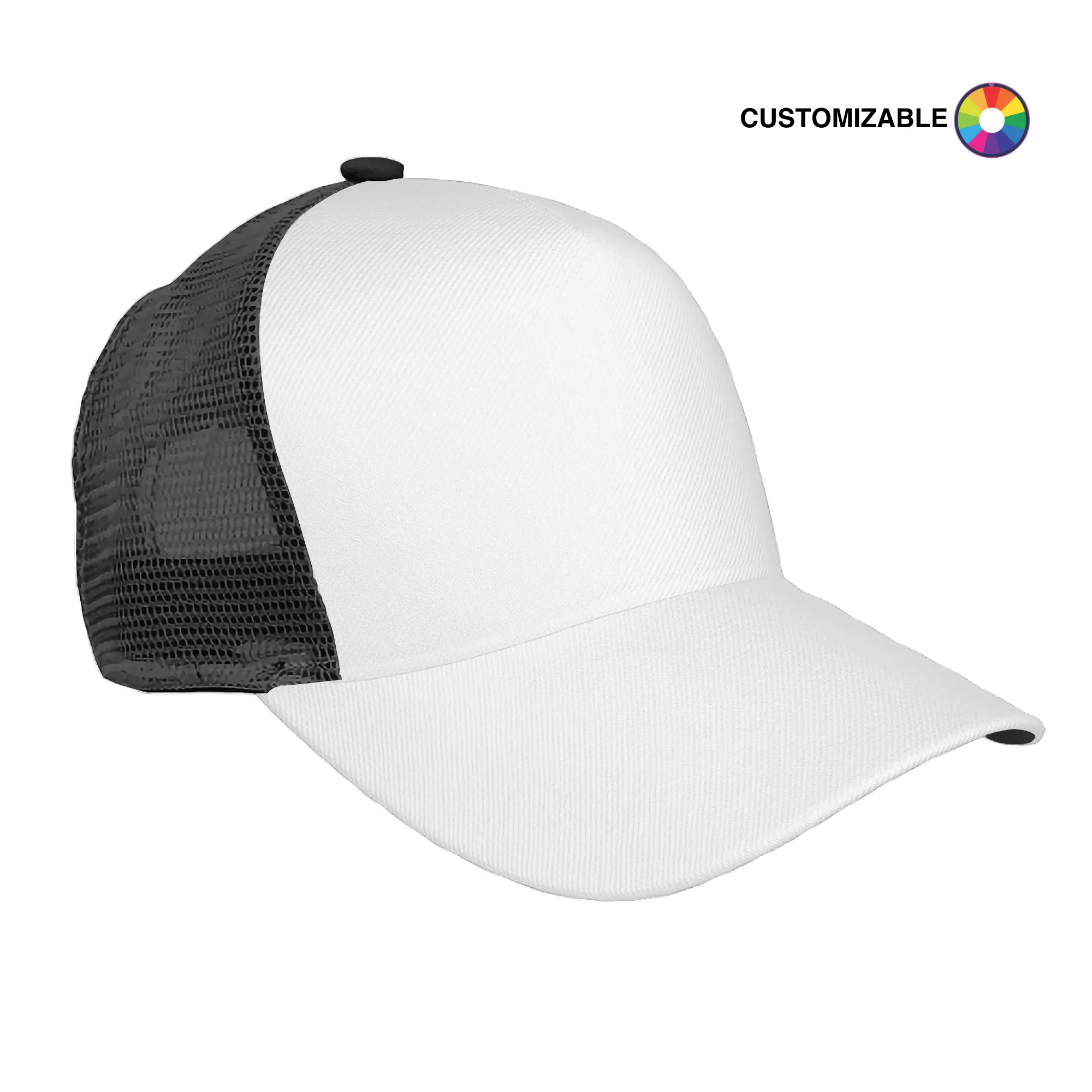 Customizable Curved Brim Mesh Baseball Cap | Design Your Own | Shoe Zero