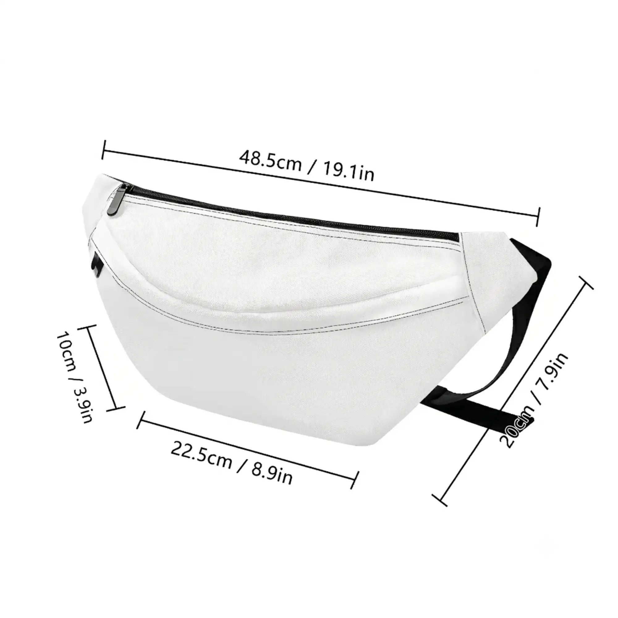 crescent moon zero fanny pack dimensions